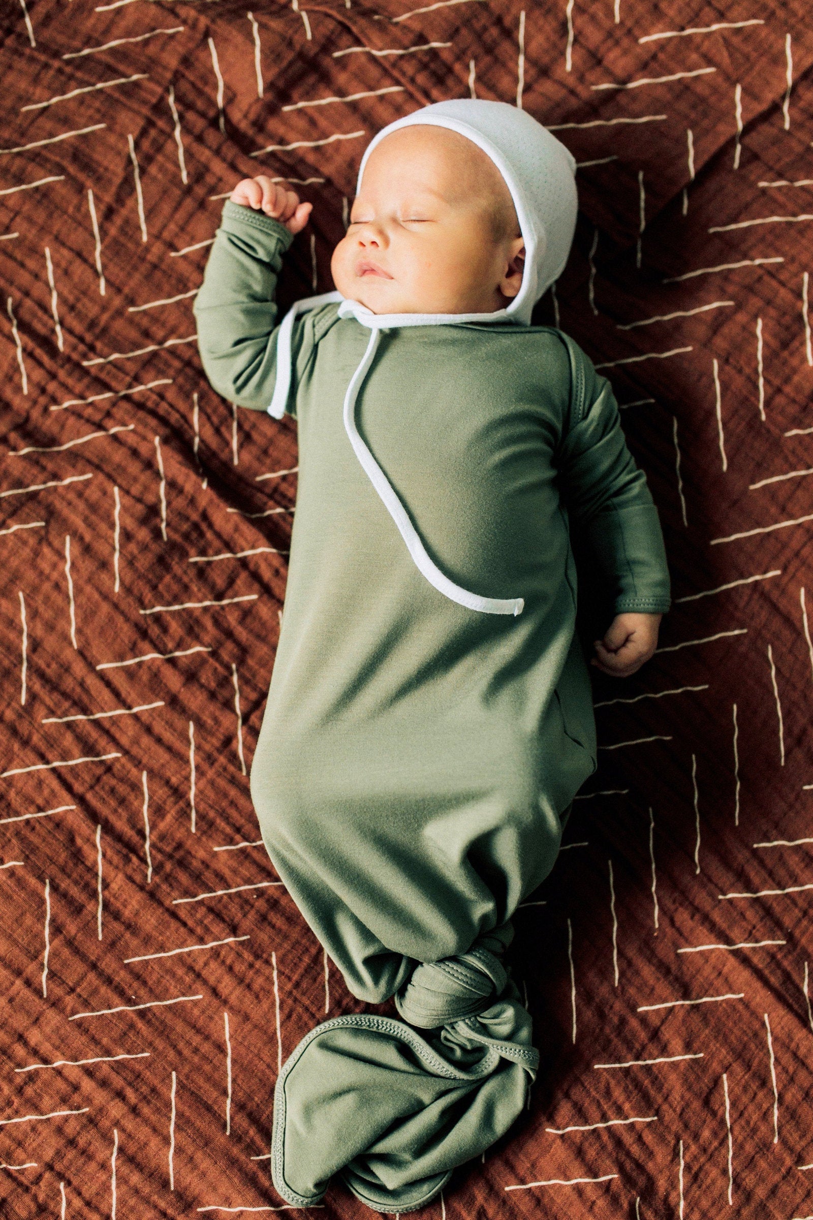 Rust Mudcloth Muslin Swaddle Blanket, 100% Cotton, Baby Essentials