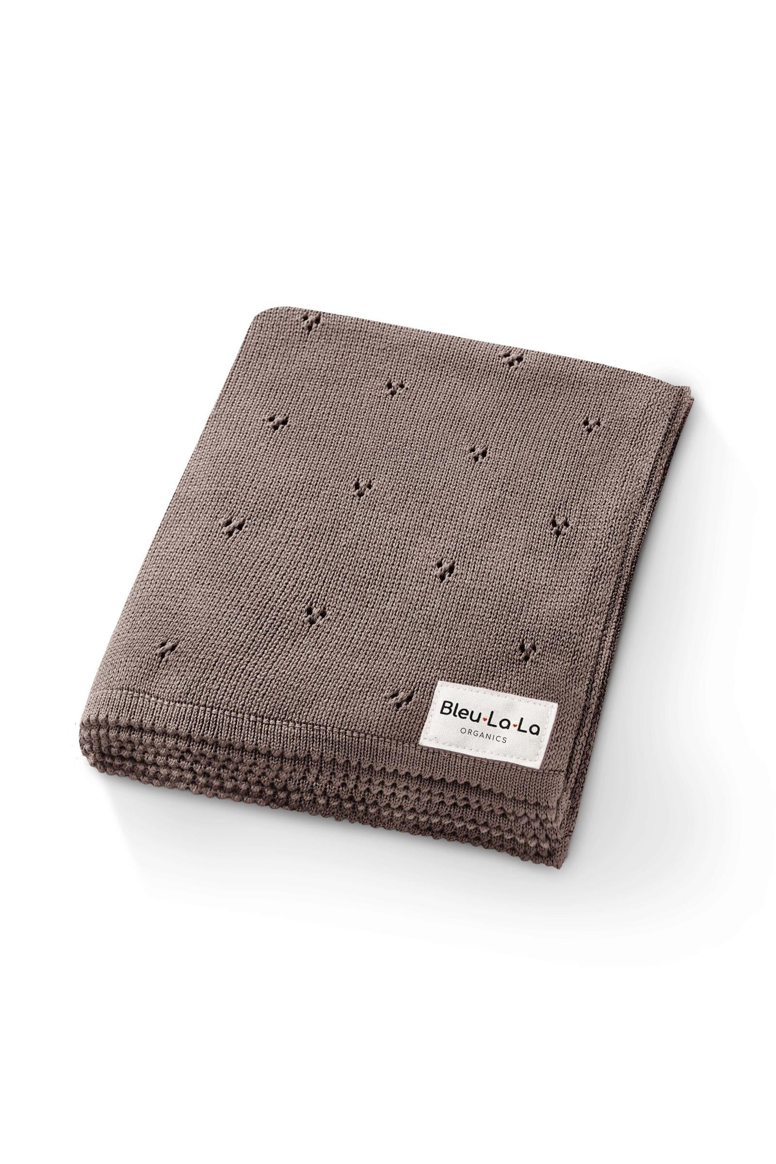 Organic Pointelle Luxury Knit Swaddle Blanket, 100% Cotton