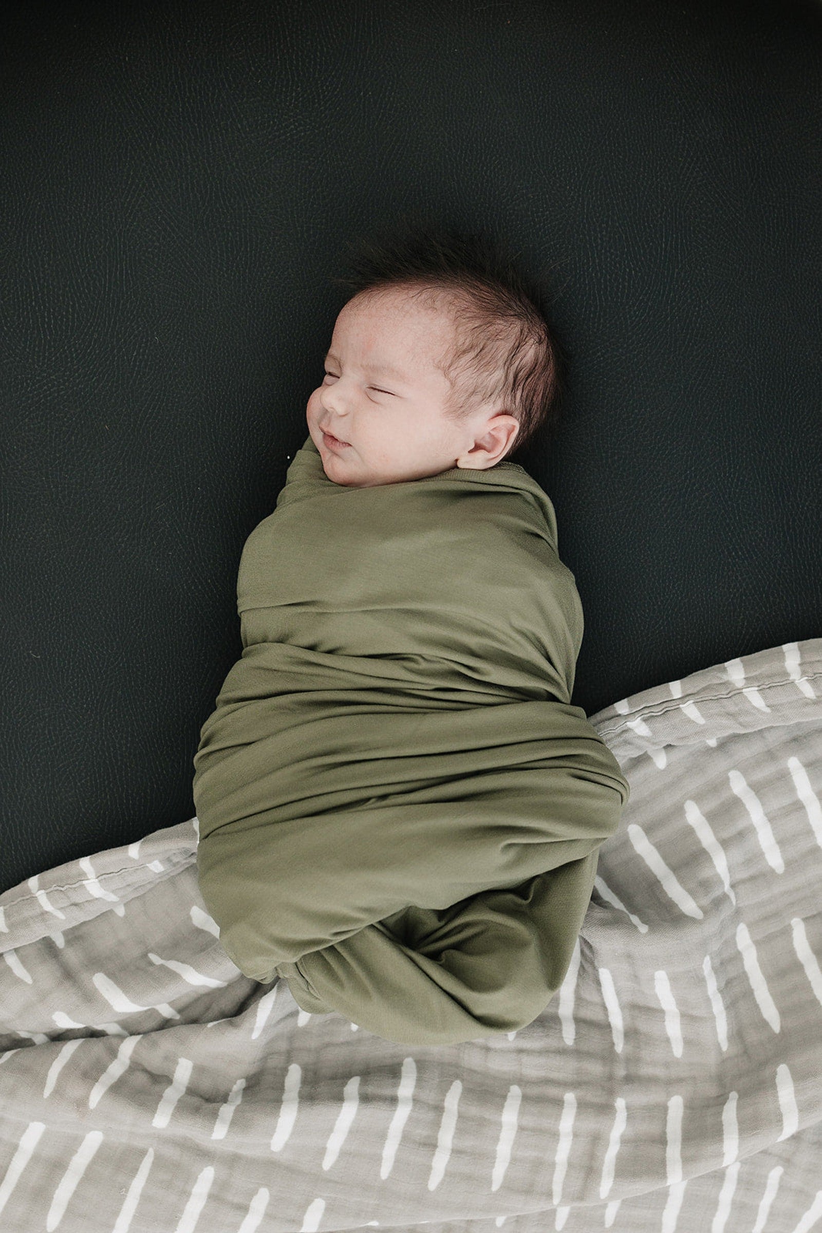 Olive Stretch Swaddle Blanket | Bamboo | Baby Essentials | Gender Neutral