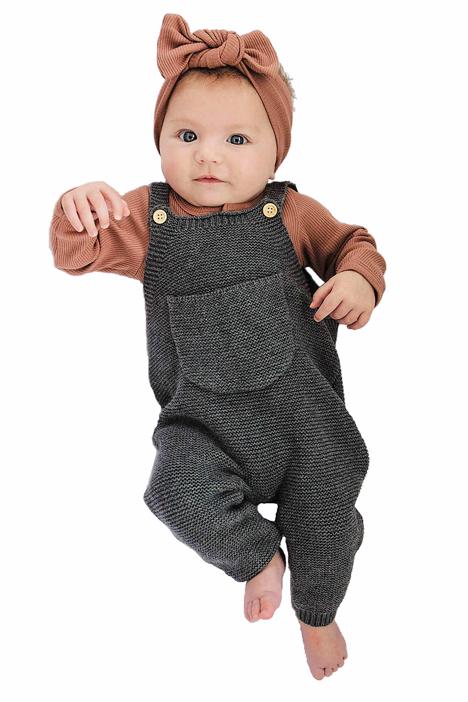 Dusty Rose Snap Long Sleeve Ribbed Bodysuit, Baby Essentials, Organic Cotton