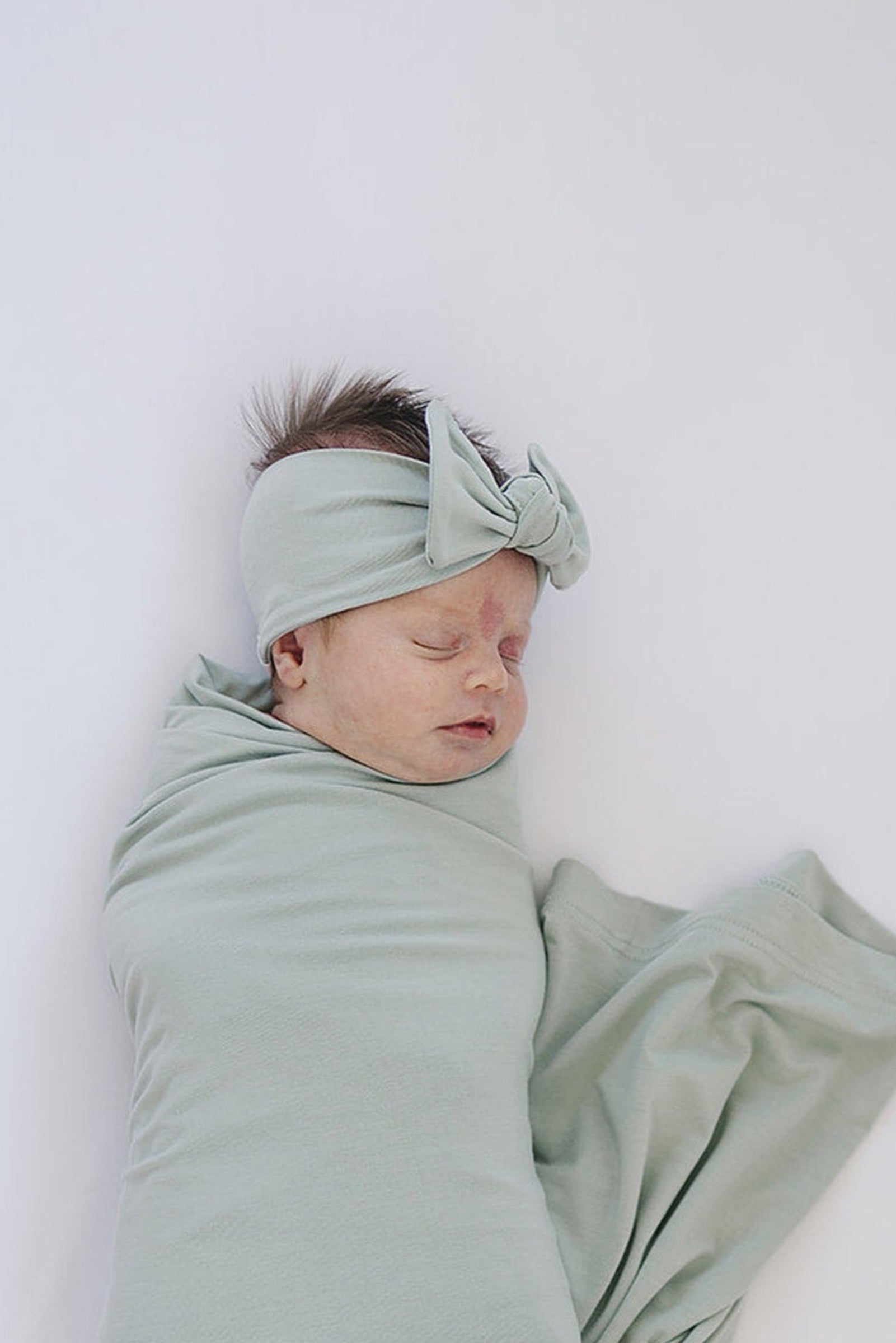 Sage Head Wrap, Bamboo, Baby