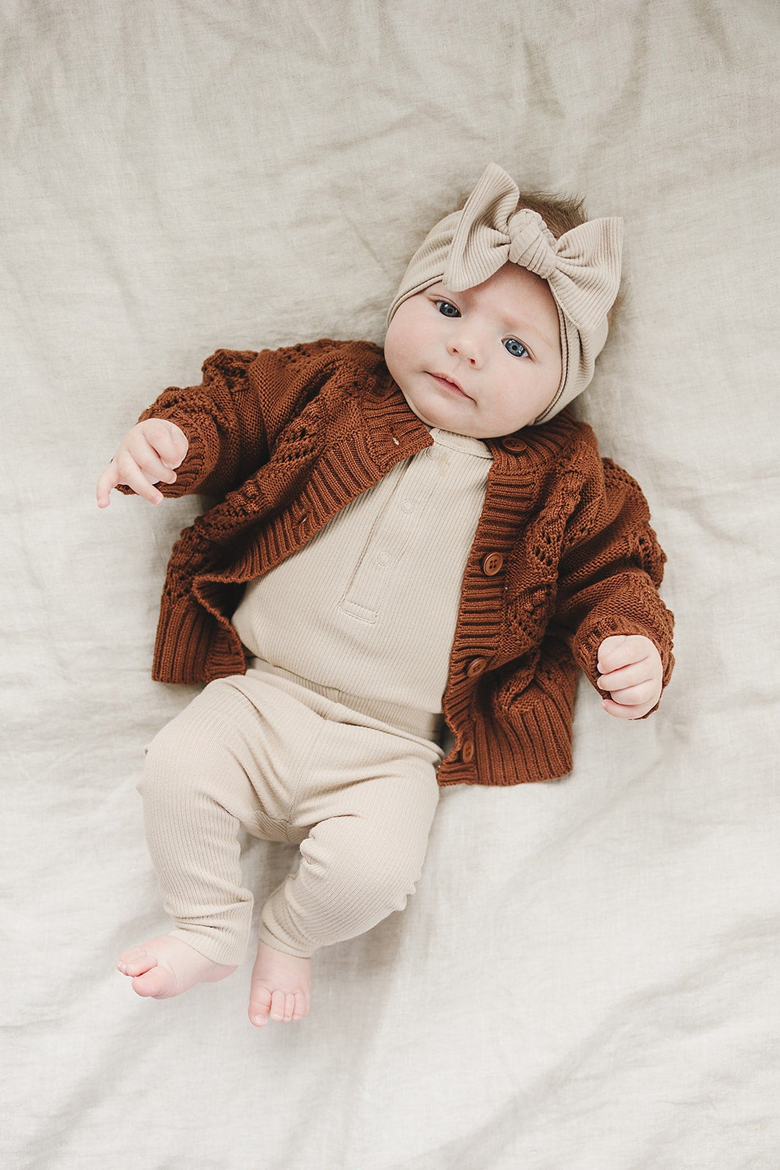 Oatmeal Organic Cotton Leggings, Baby & Toddler