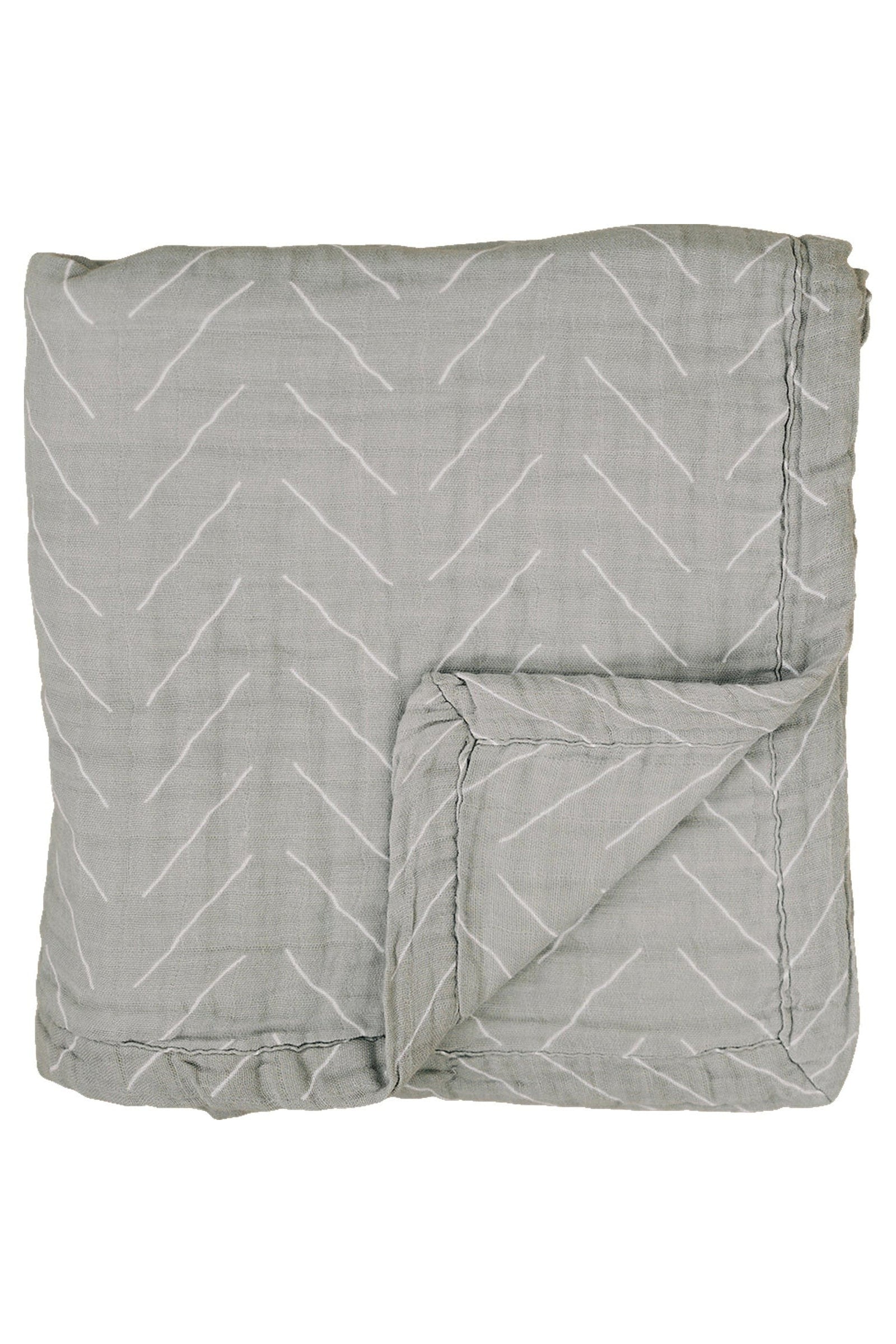 Desert Sage Lightweight Muslin Crib Quilt, 100% Cotton, Baby Essentials