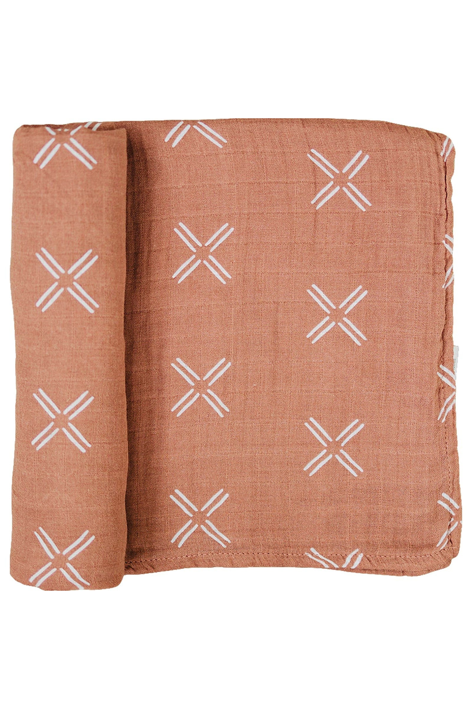 Just Peachy Muslin Swaddle Blanket, 100% Cotton, Baby Essentials