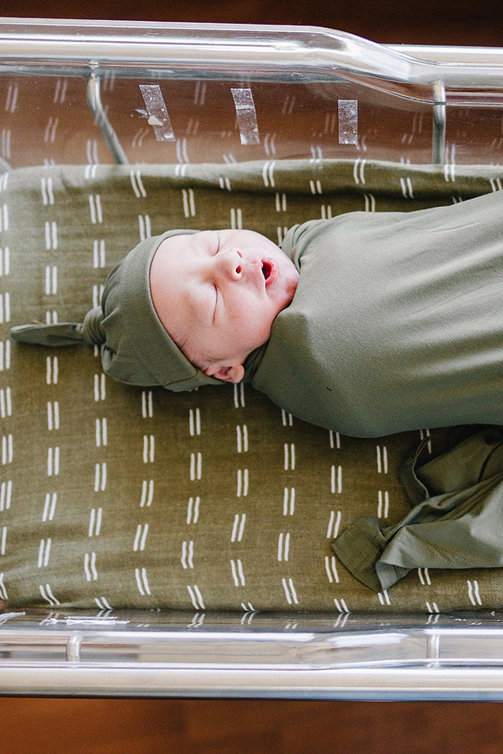Olive Newborn Knot Hat | Bamboo | Newborn  | Baby Essentials
