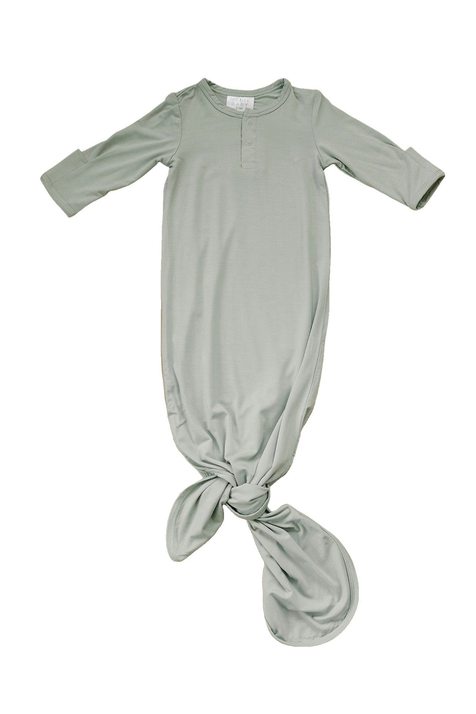 Sage Knot Gown, Bamboo, Baby Essentials
