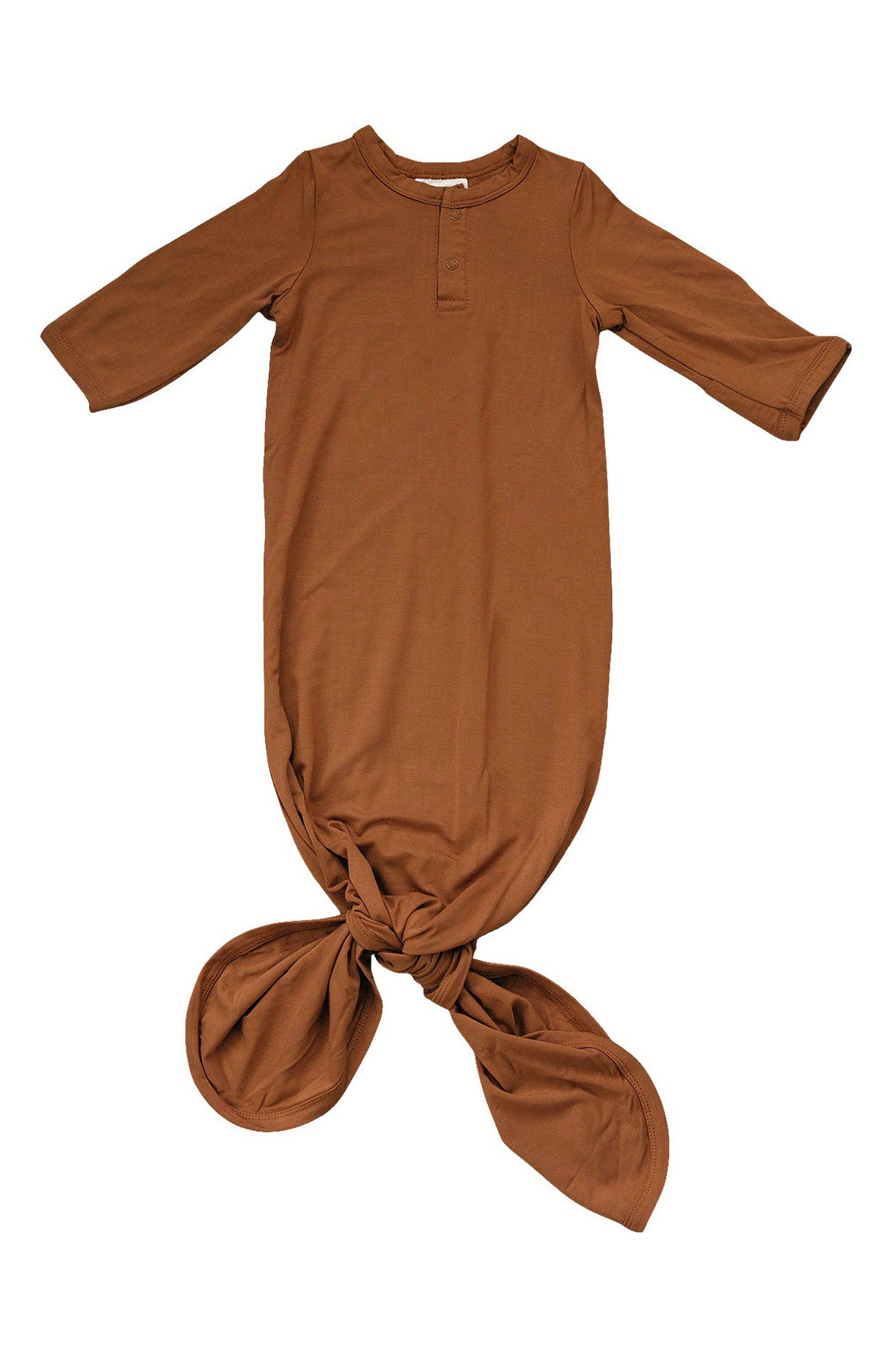 Rust Knot Gown, Bamboo, Baby Essentials