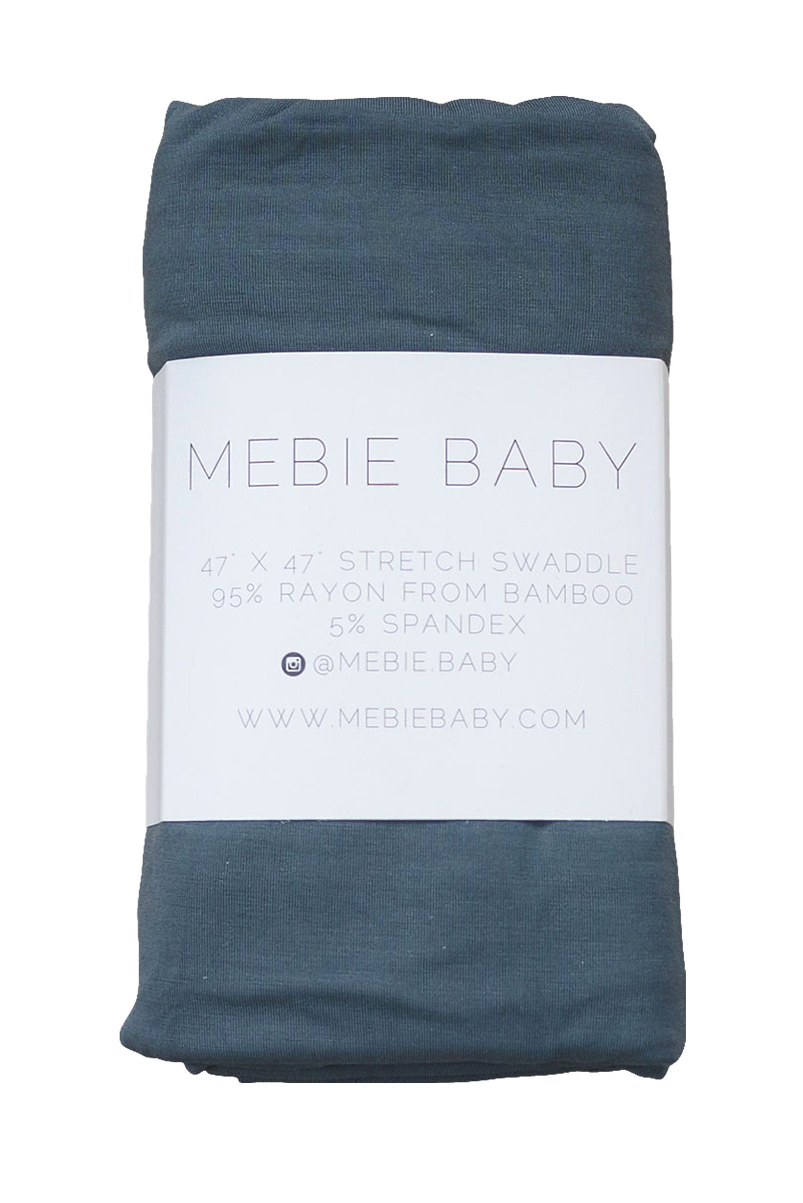 Charcoal Stretch Swaddle Blanket, Bamboo, Baby Essentials