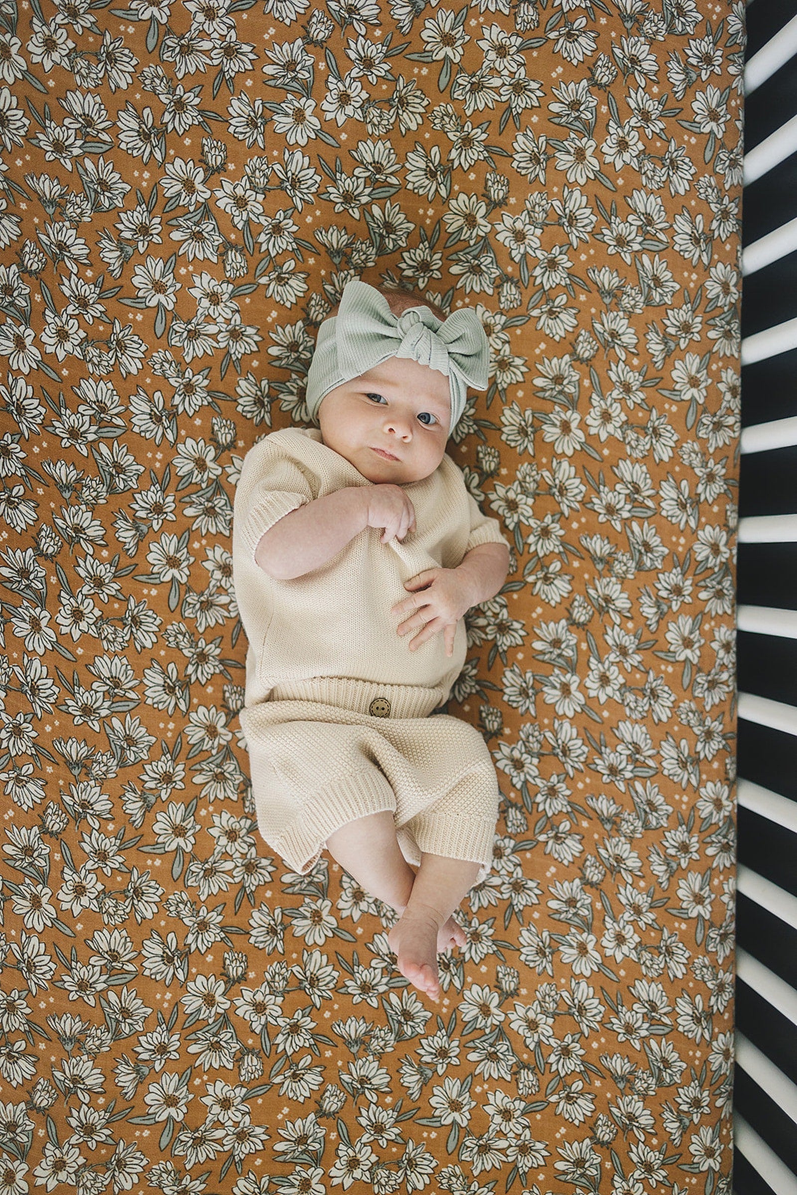 Magnolia Muslin Crib Sheet, 100% Cotton, Baby Essentials