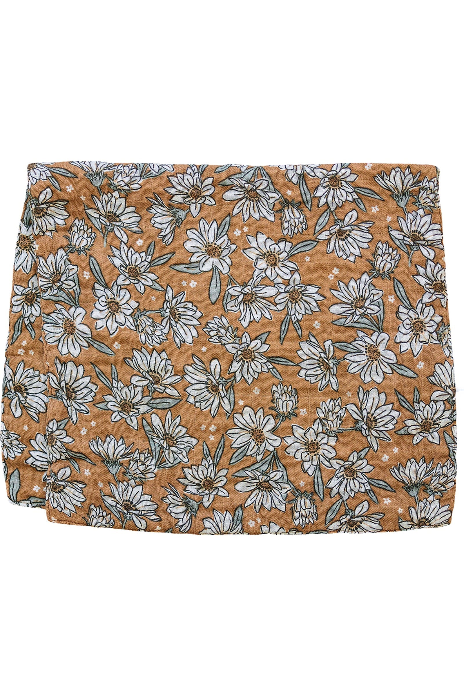 Magnolia Muslin Burp Cloth, 100% Cotton, Baby Essentials