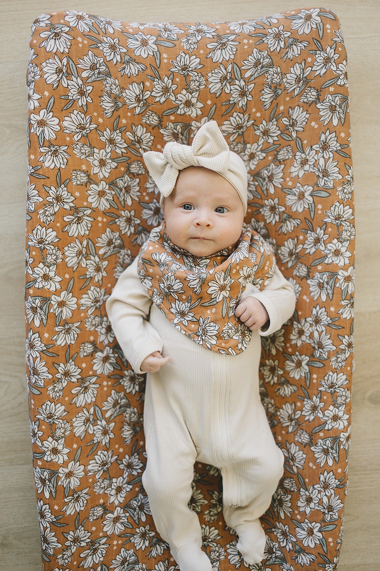 Magnolia Muslin Bib, 100% Cotton, Baby Essentials
