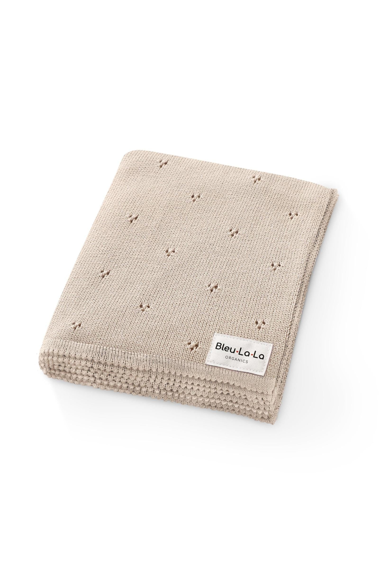 Organic Pointelle Luxury Knit Swaddle Blanket, 100% Cotton