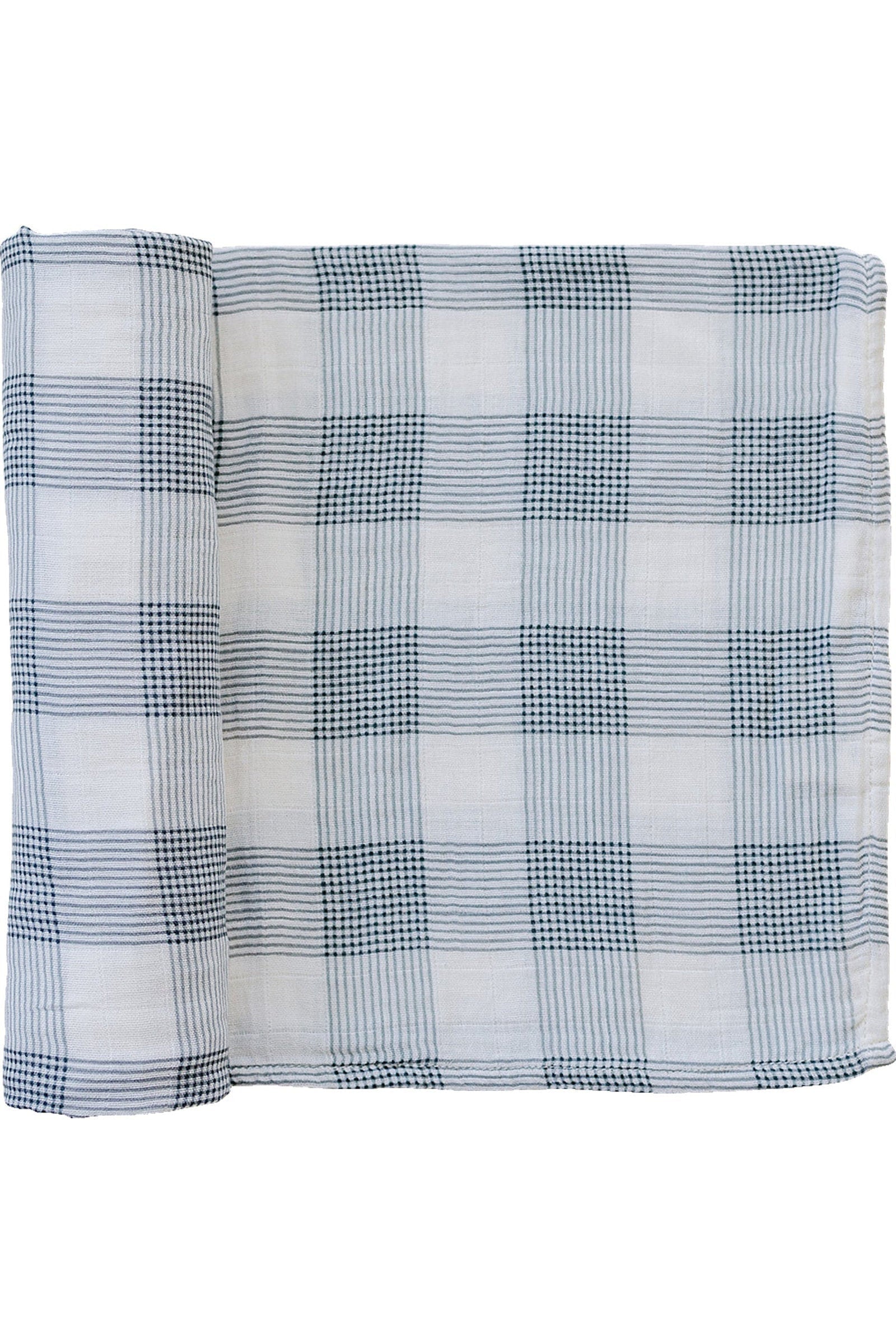 Coastal Plaid Muslin Swaddle Blanket, 100% Cotton, Baby Essentials