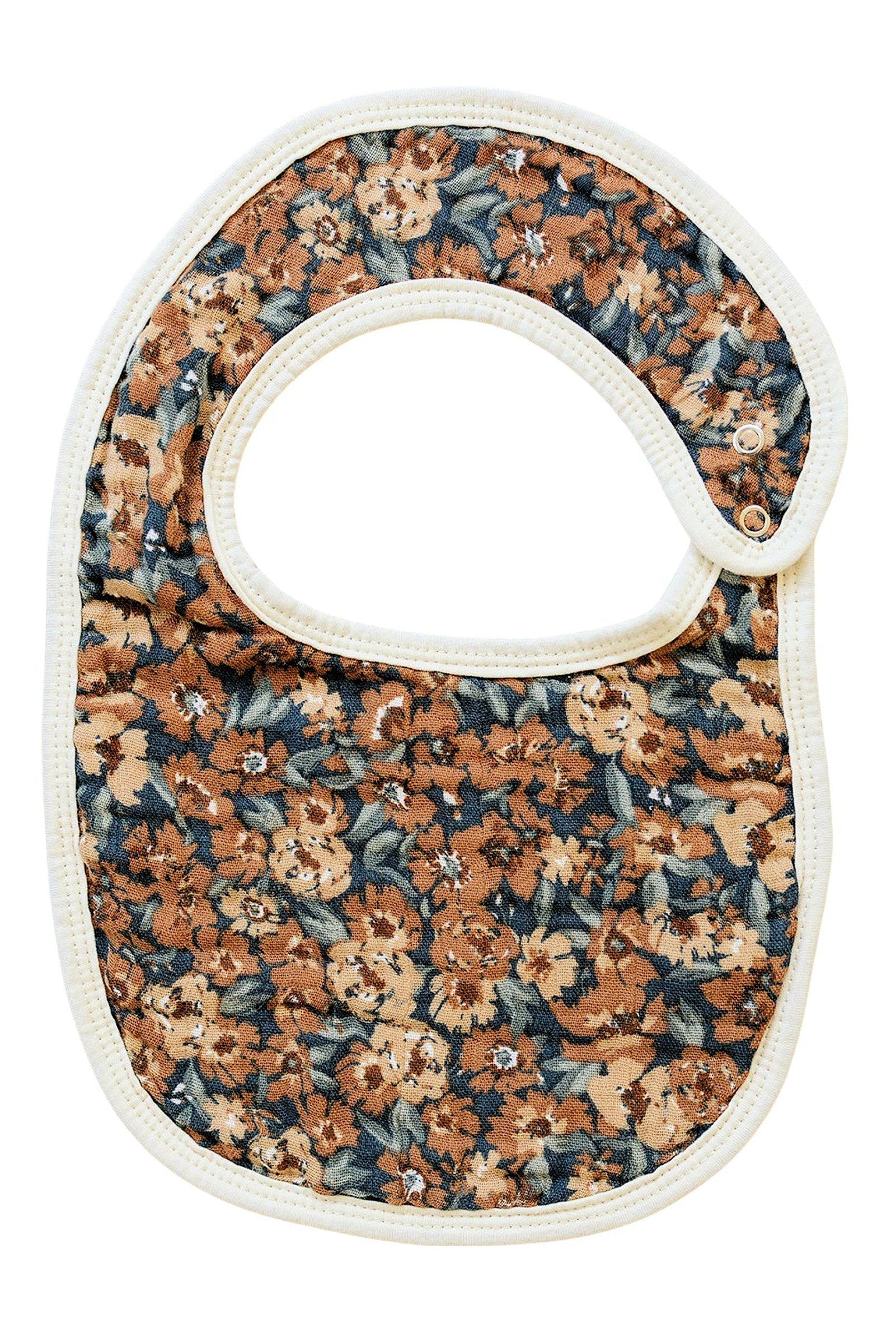 Venetian Floral Classic Muslin Bib, 100% Cotton, Baby Essentials