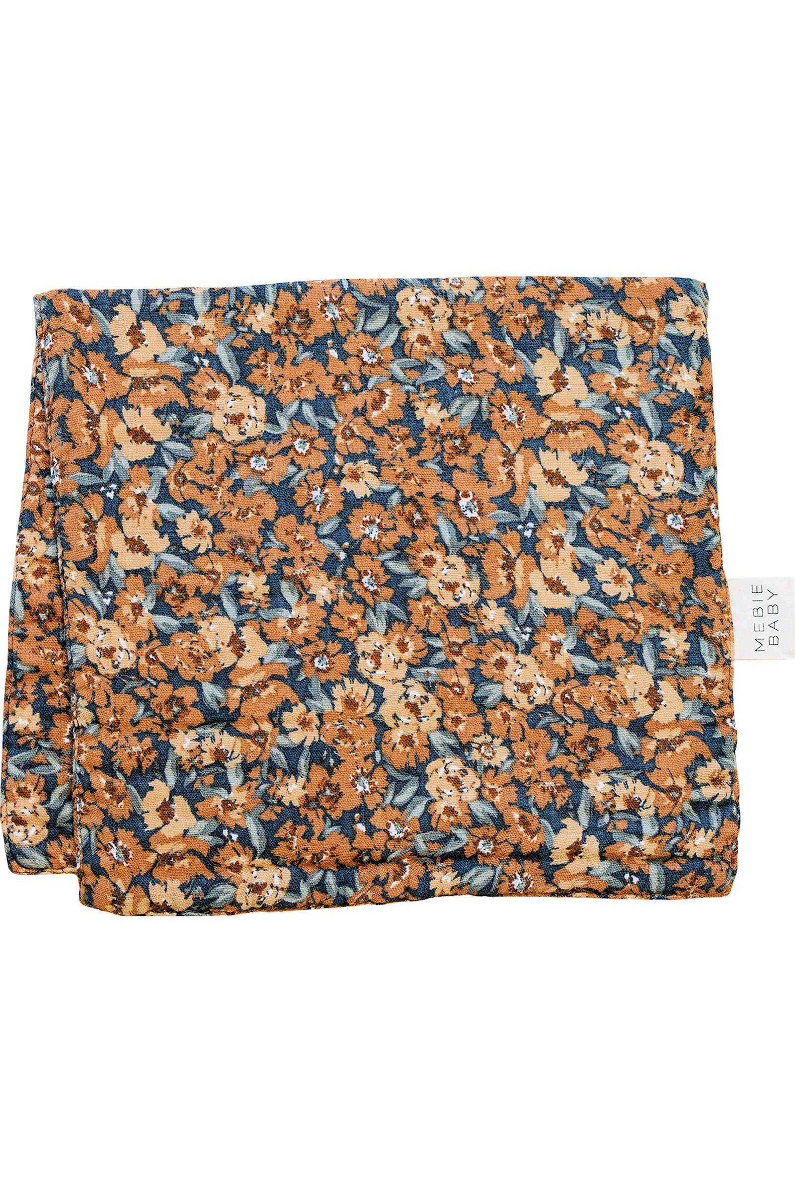 Venetian Floral Muslin Burp Cloth, 100% Cotton, Baby Essentials