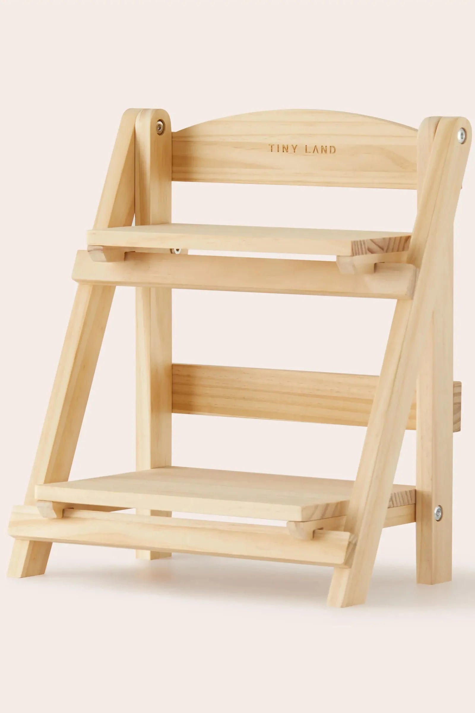 Wooden Play Food Storage Rack for Kids Play Kitchens