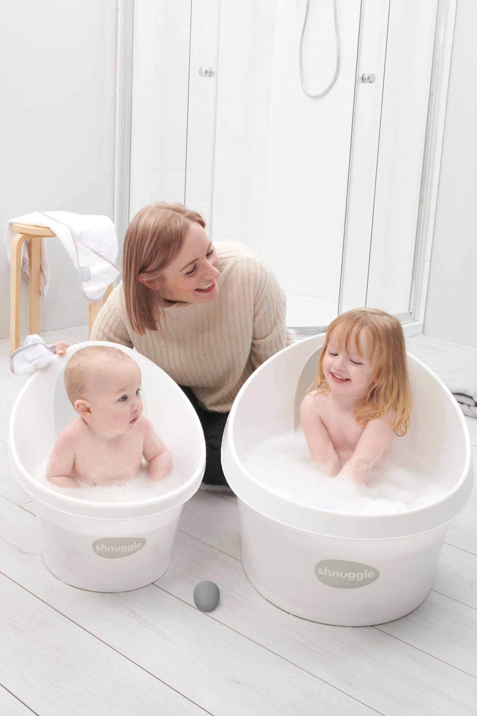 Shnuggle Baby & Toddler Bath Bundle + Accessories - 6-Piece Set for Every Stage
