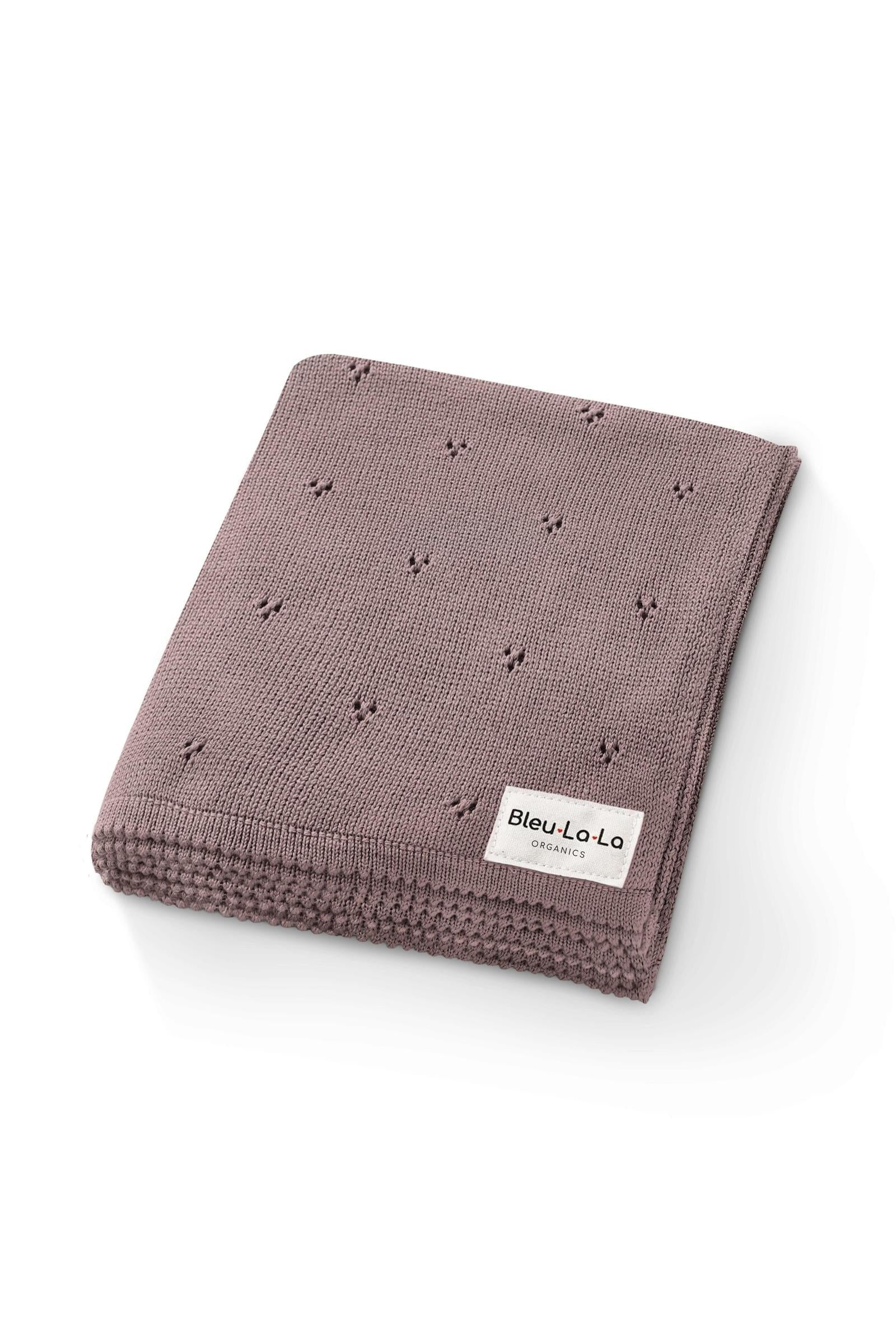 Organic Pointelle Luxury Knit Swaddle Blanket, 100% Cotton