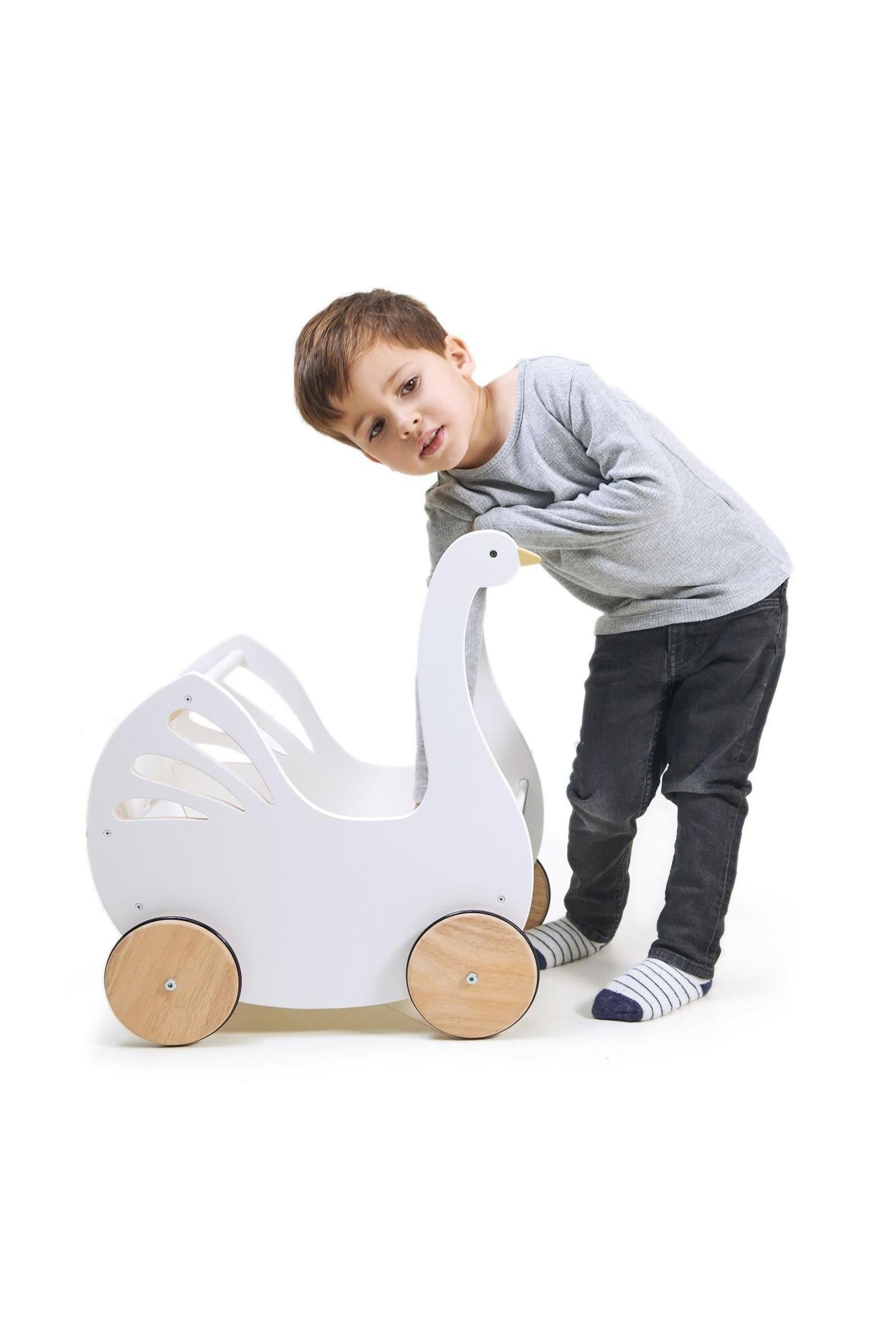 Sweet Swan Baby Carriage