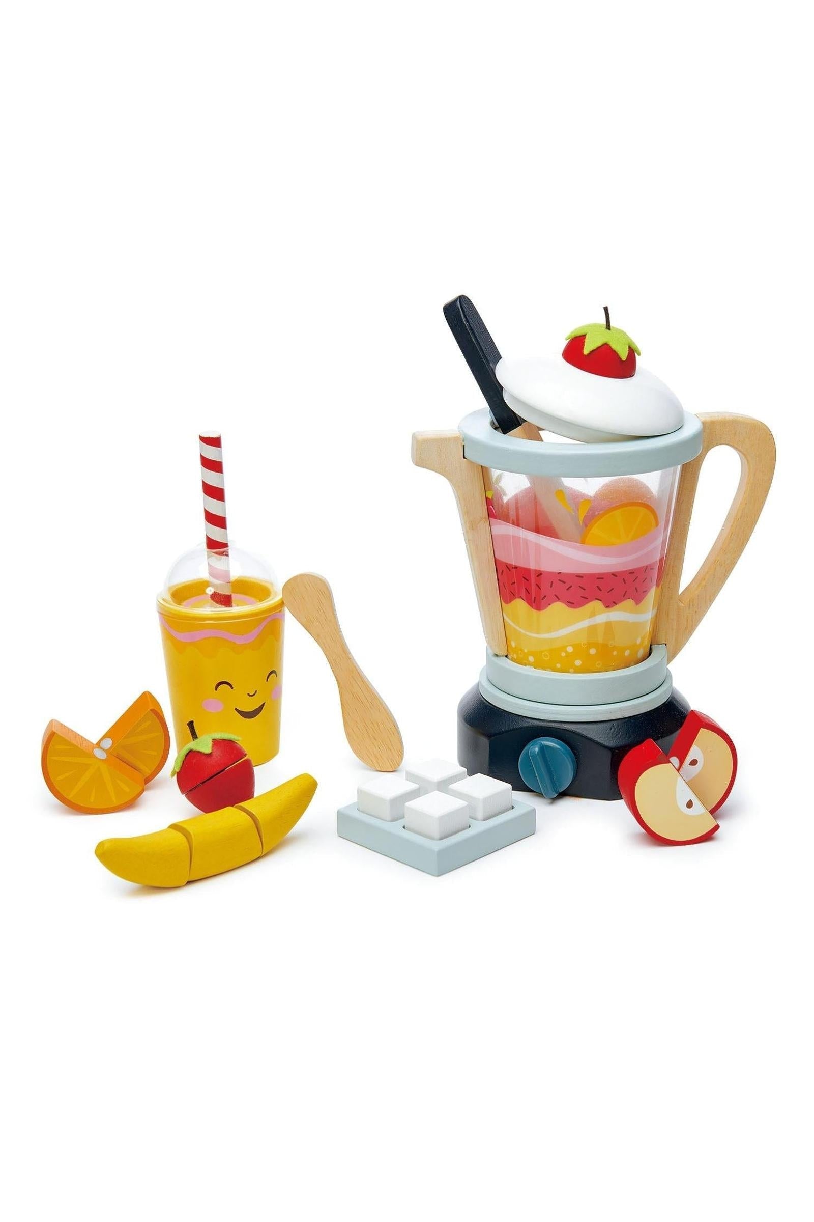 Wooden Fruity Blender Smoothie Play Set