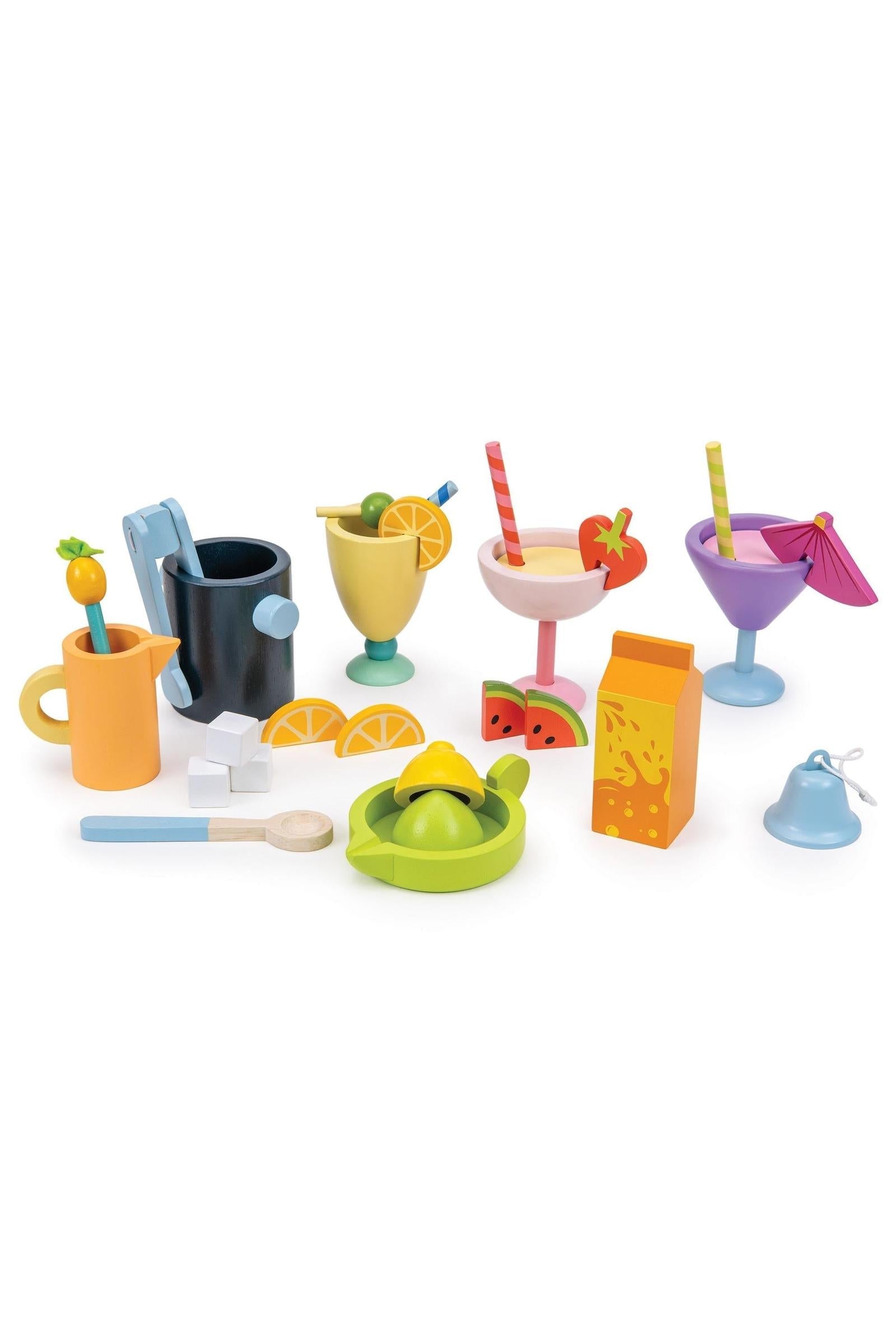 Wooden Mocktail Drinks Trolley for Pretend Play