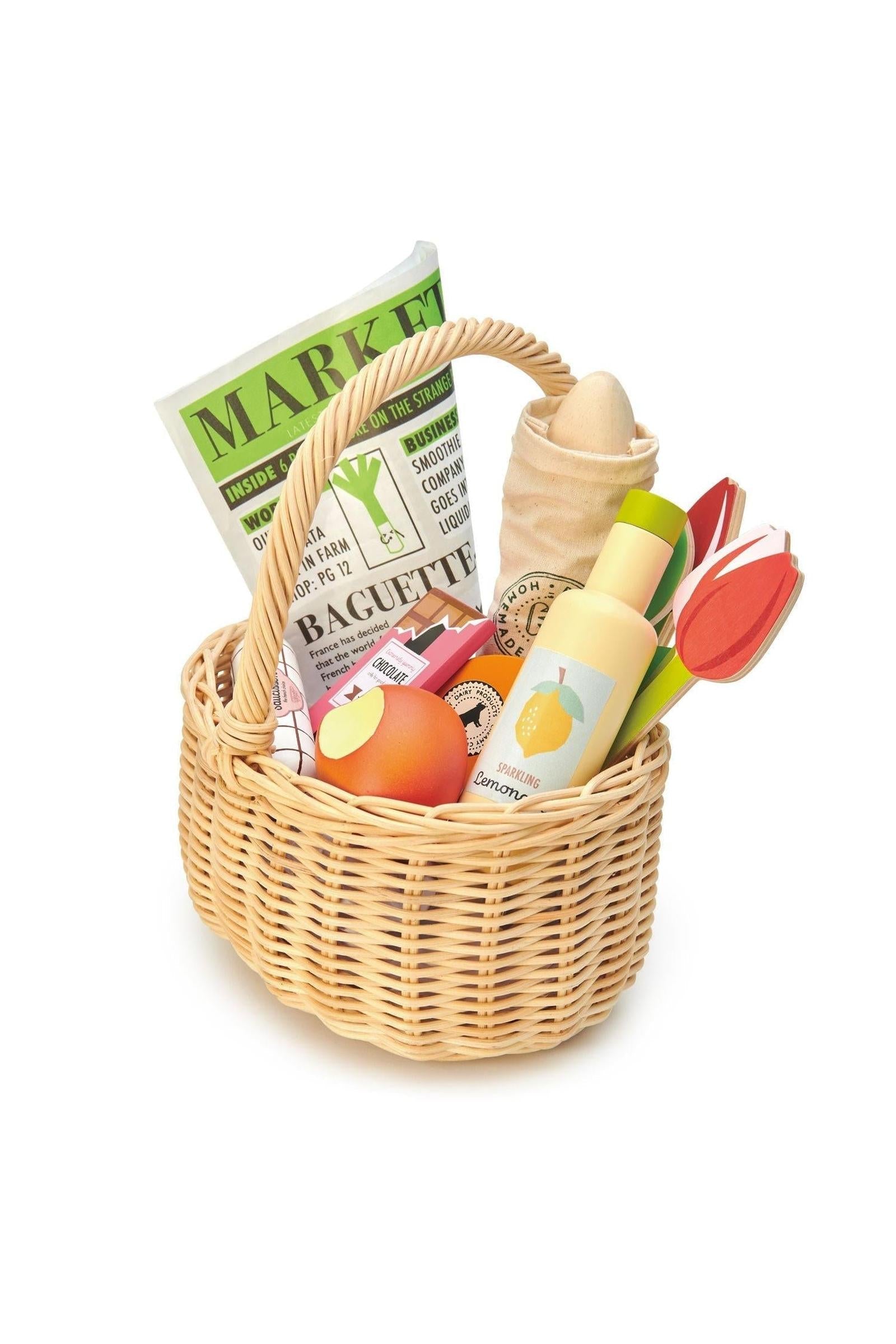 Wicker Shopping Basket