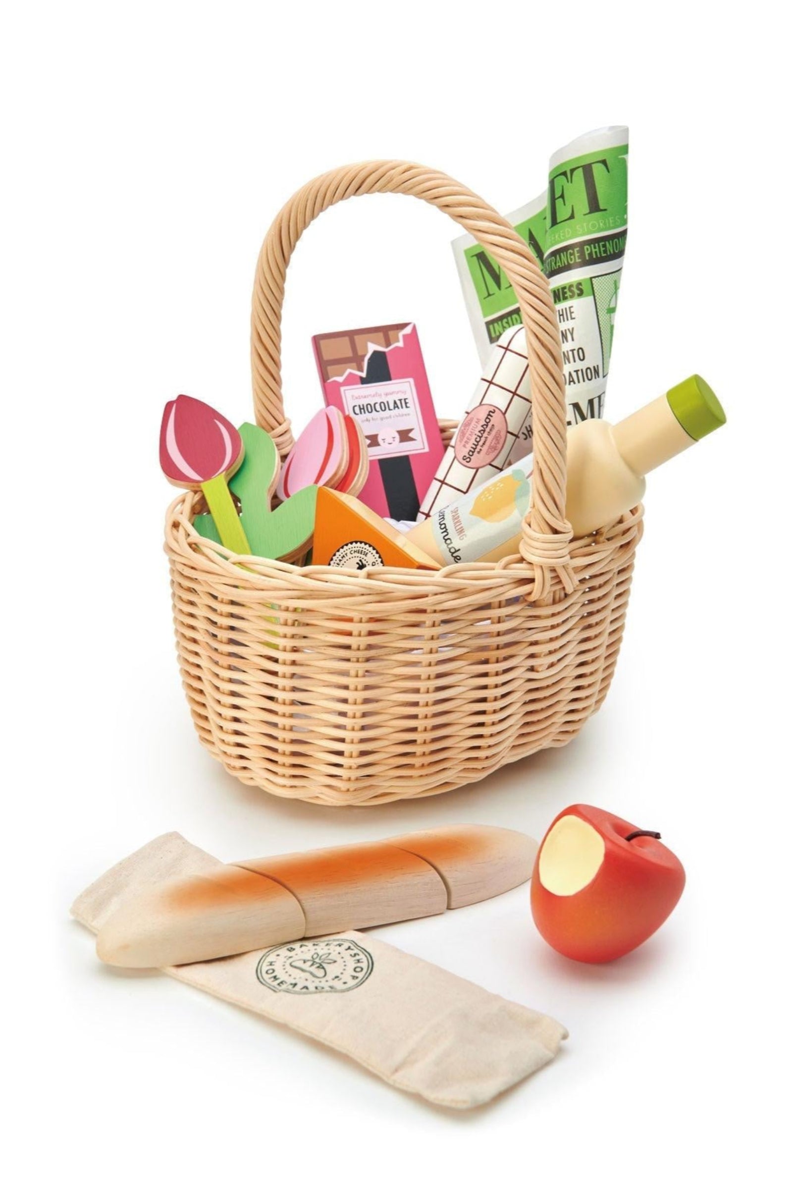 Wicker Shopping Basket