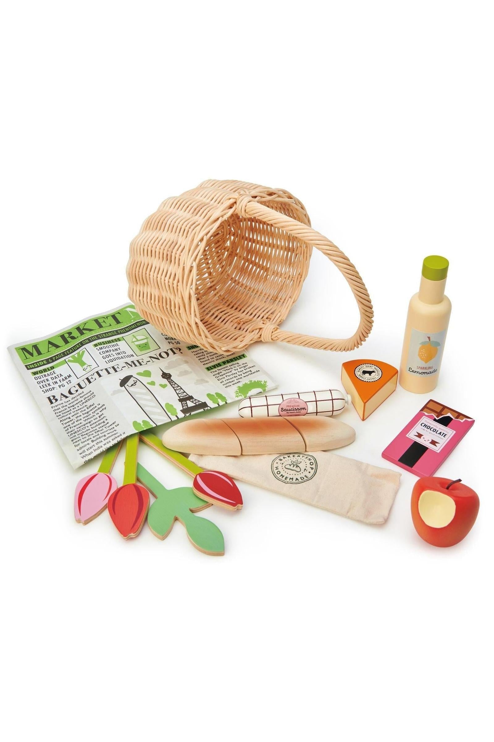 Wicker Shopping Basket