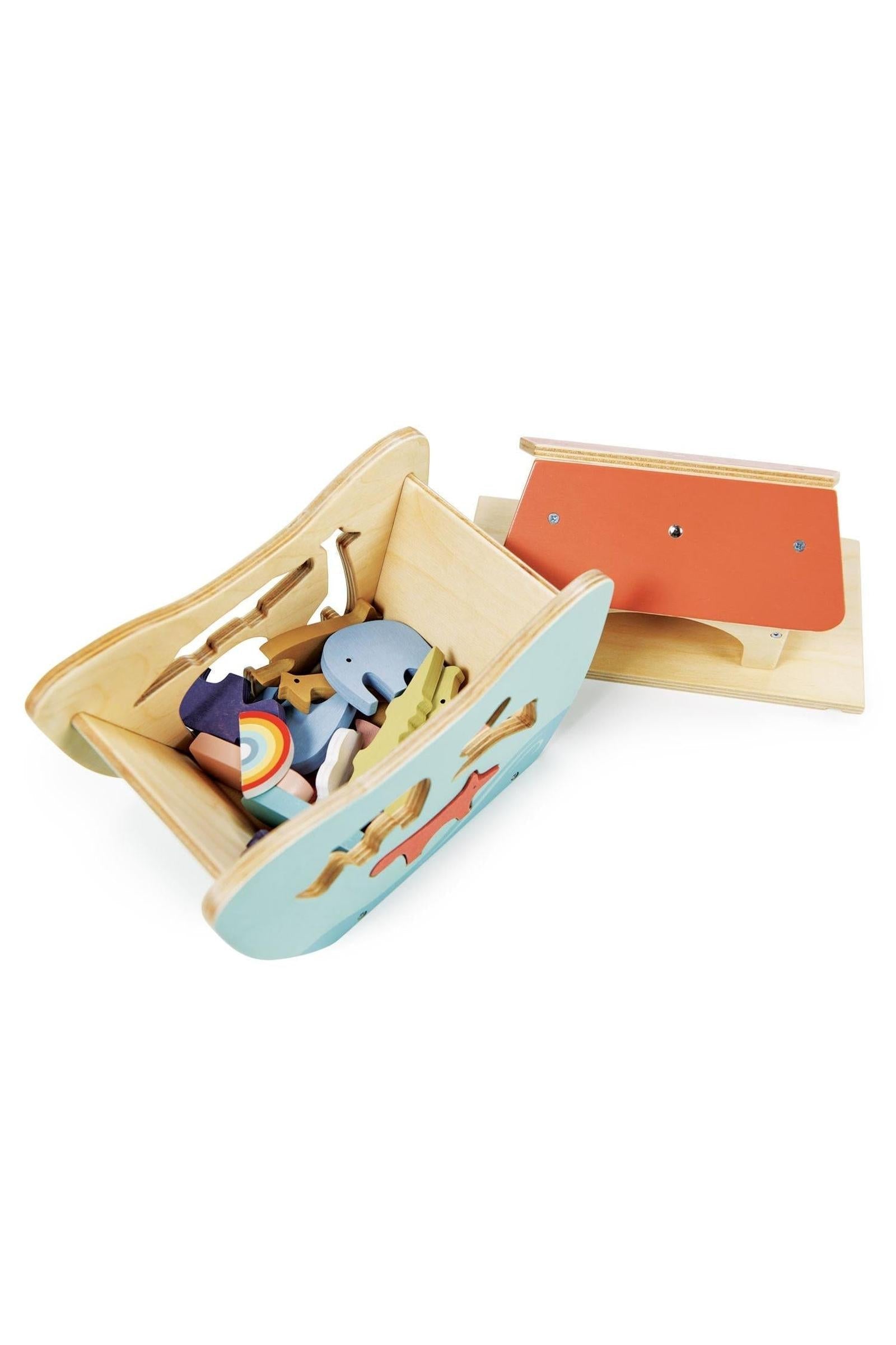 Little Noah's Ark Wooden Play Set For Toddlers
