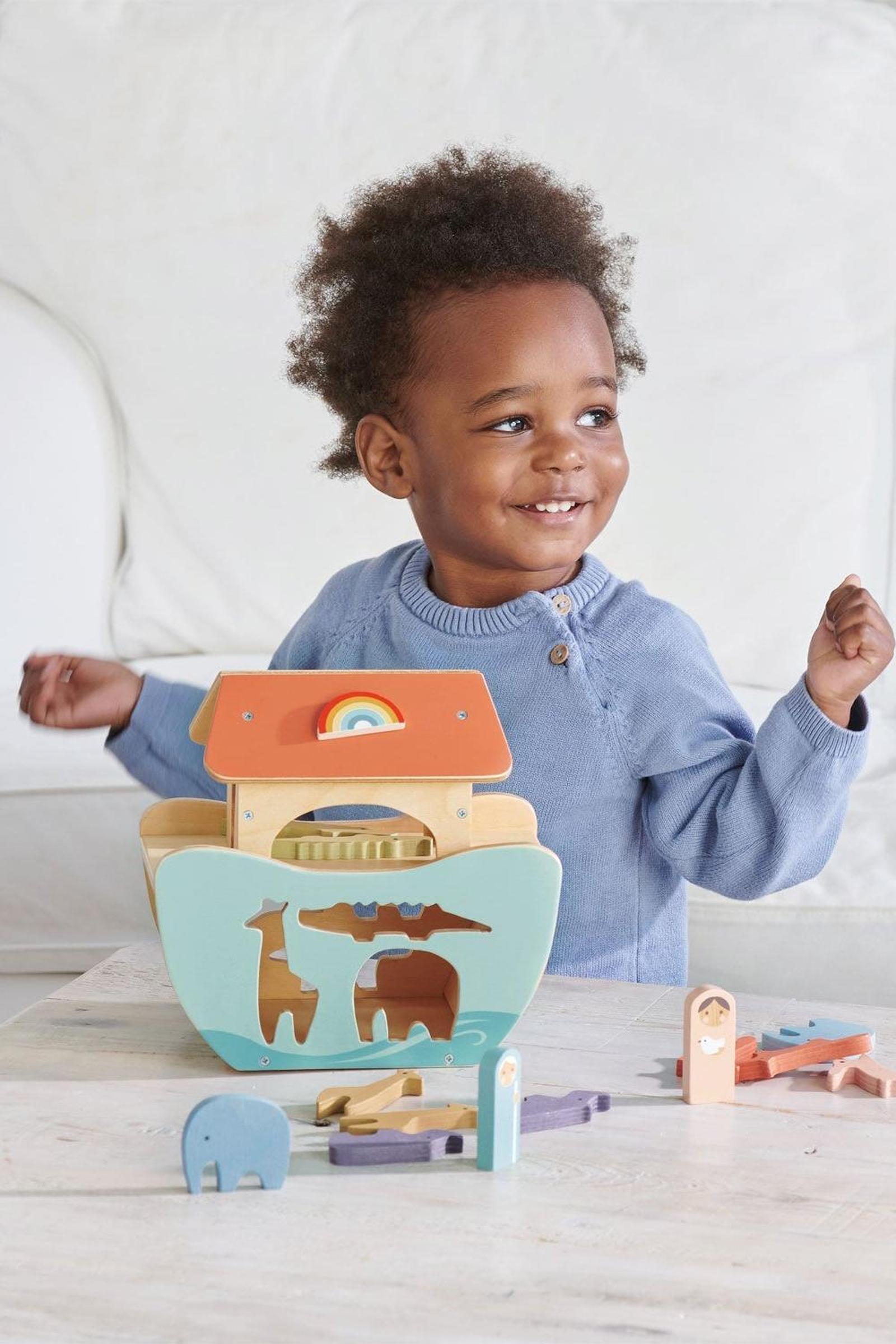 Little Noah's Ark Wooden Play Set For Toddlers