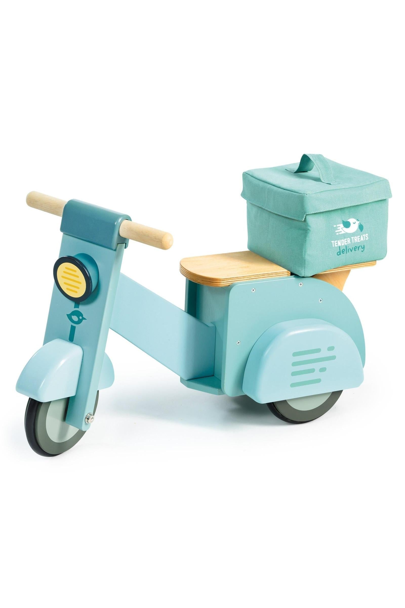 Wooden Ride On Delivery Scooter