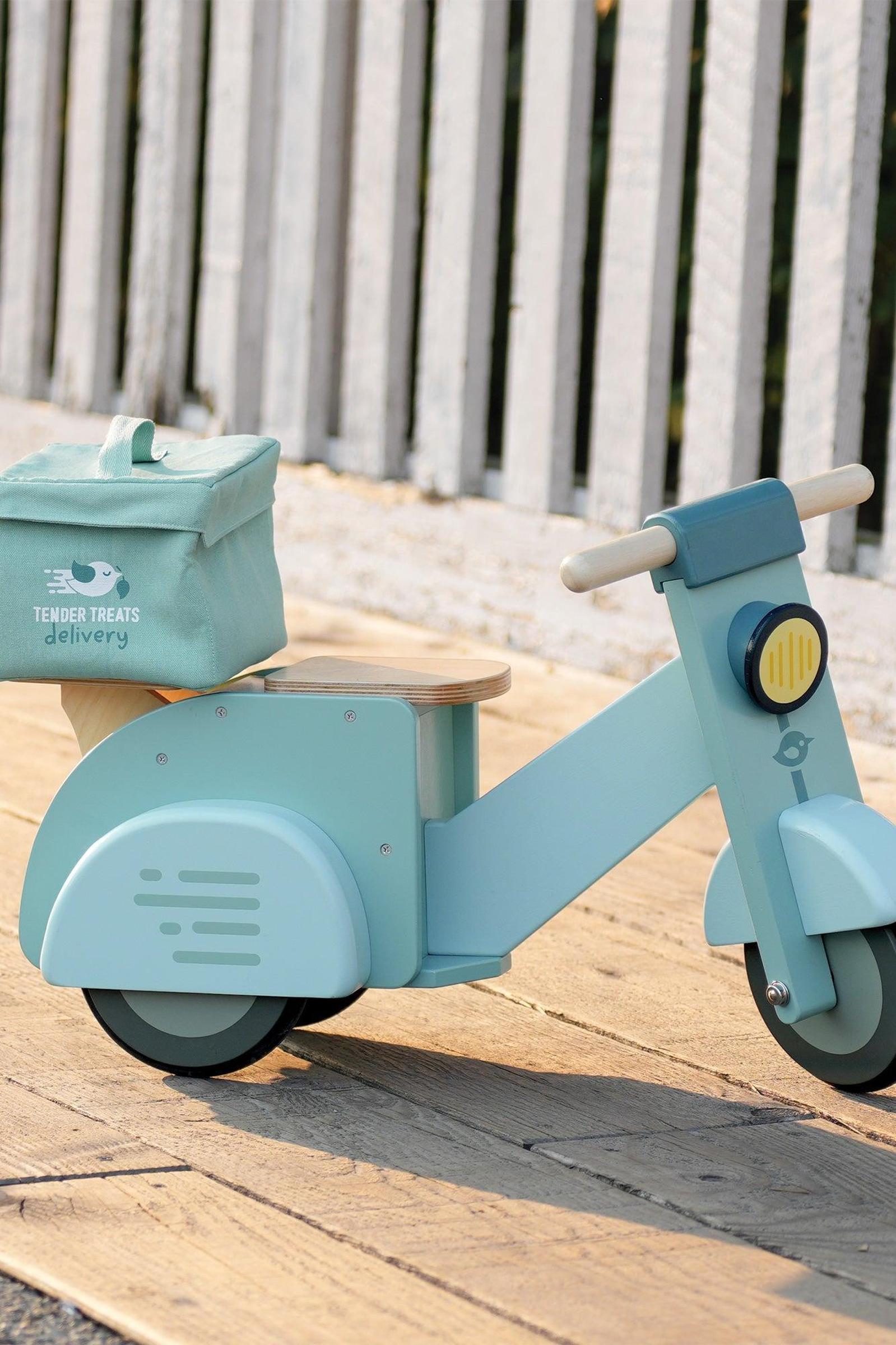 Wooden Ride On Delivery Scooter
