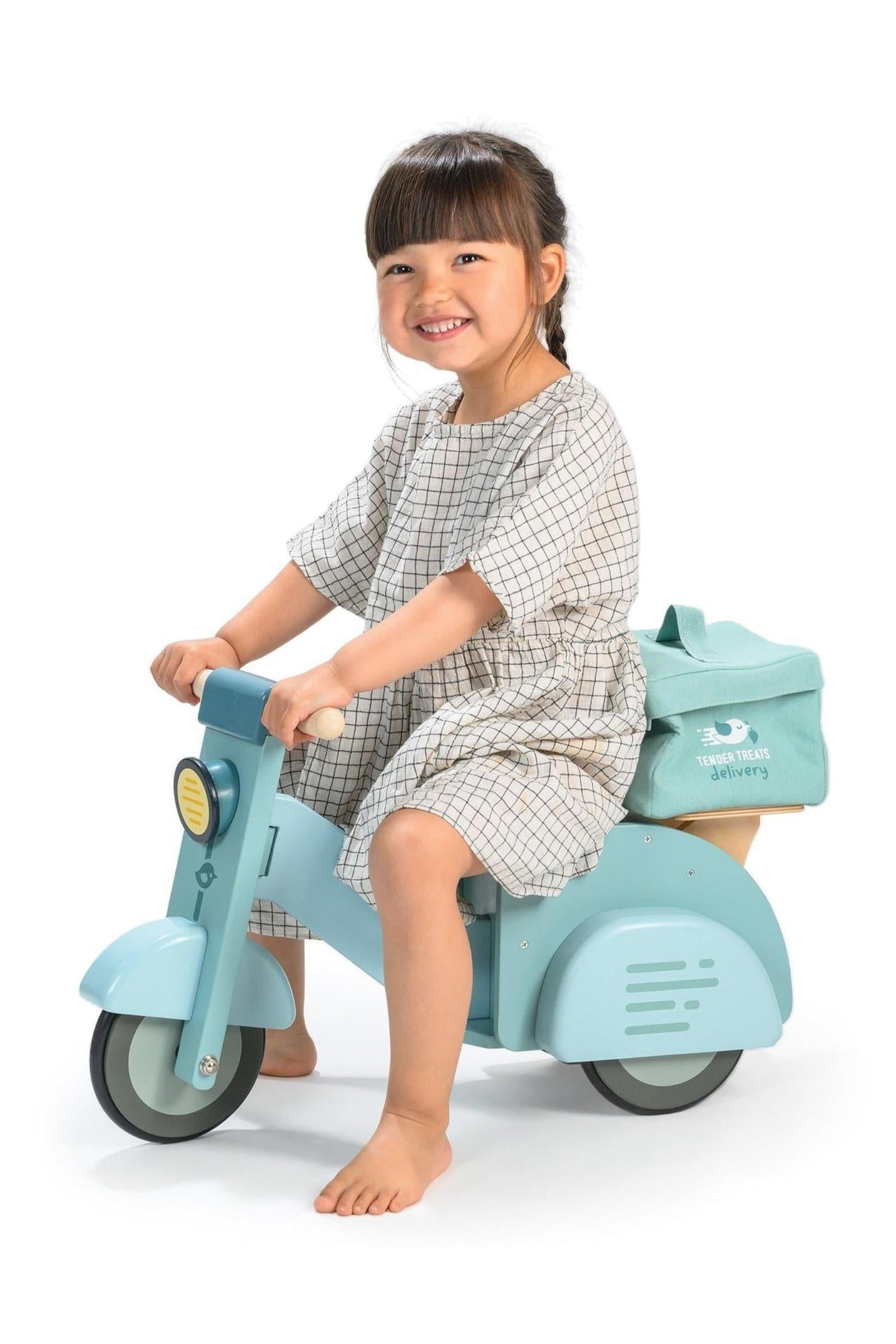 Wooden Ride On Delivery Scooter
