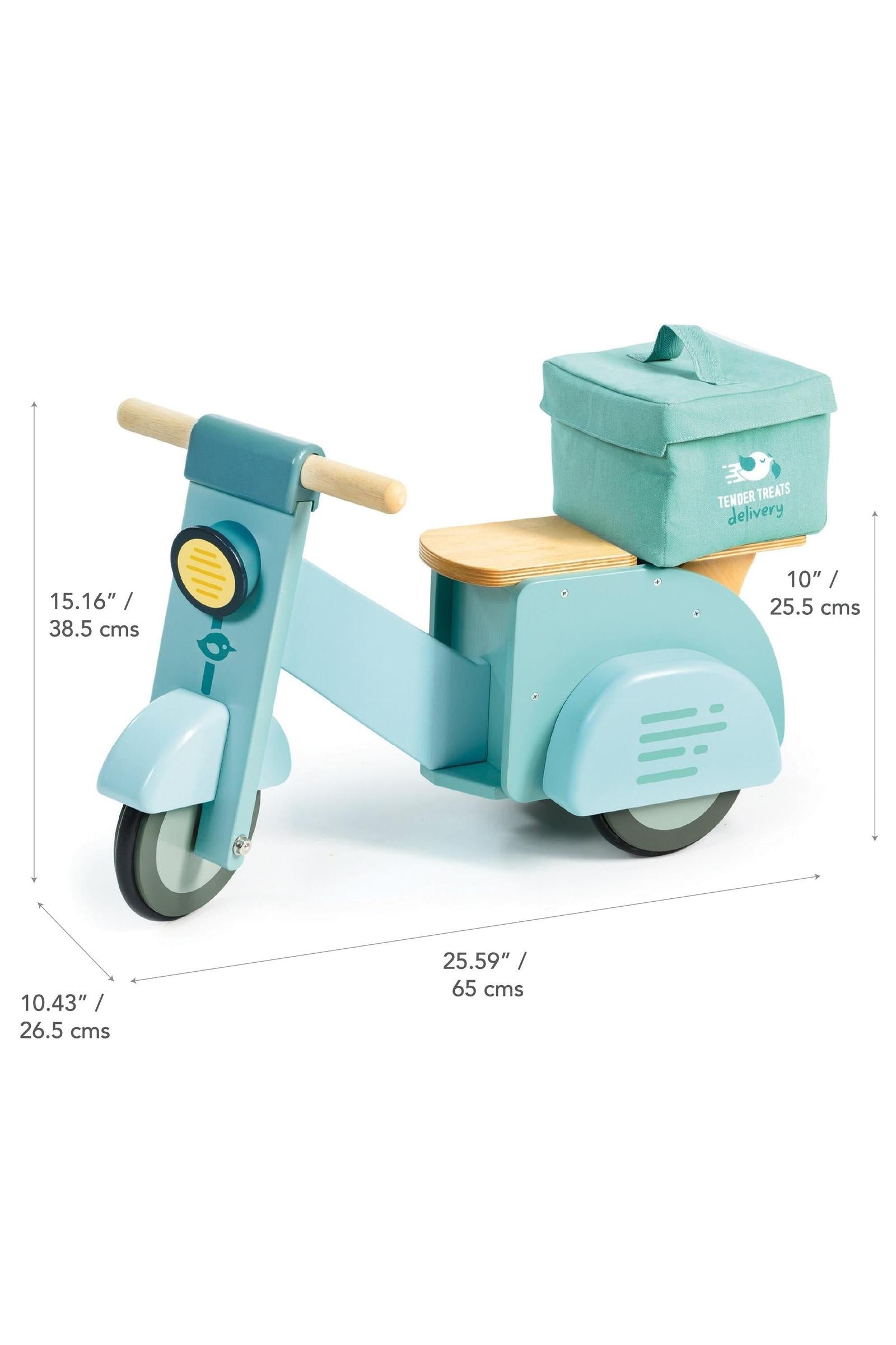 Wooden Ride On Delivery Scooter