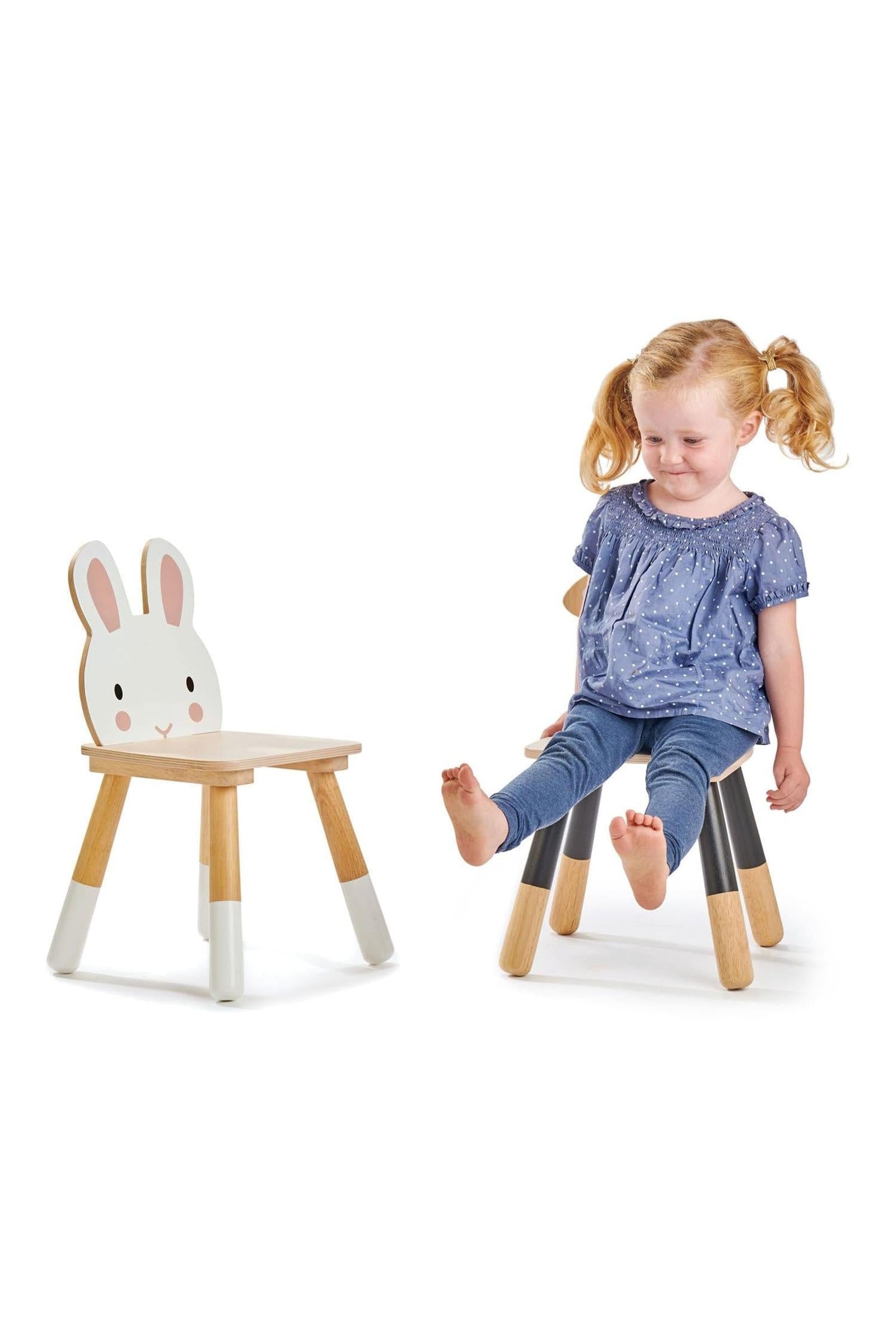 Tender Leaf Forest Rabbit Chair, Toddler Furniture, Sustainably Built