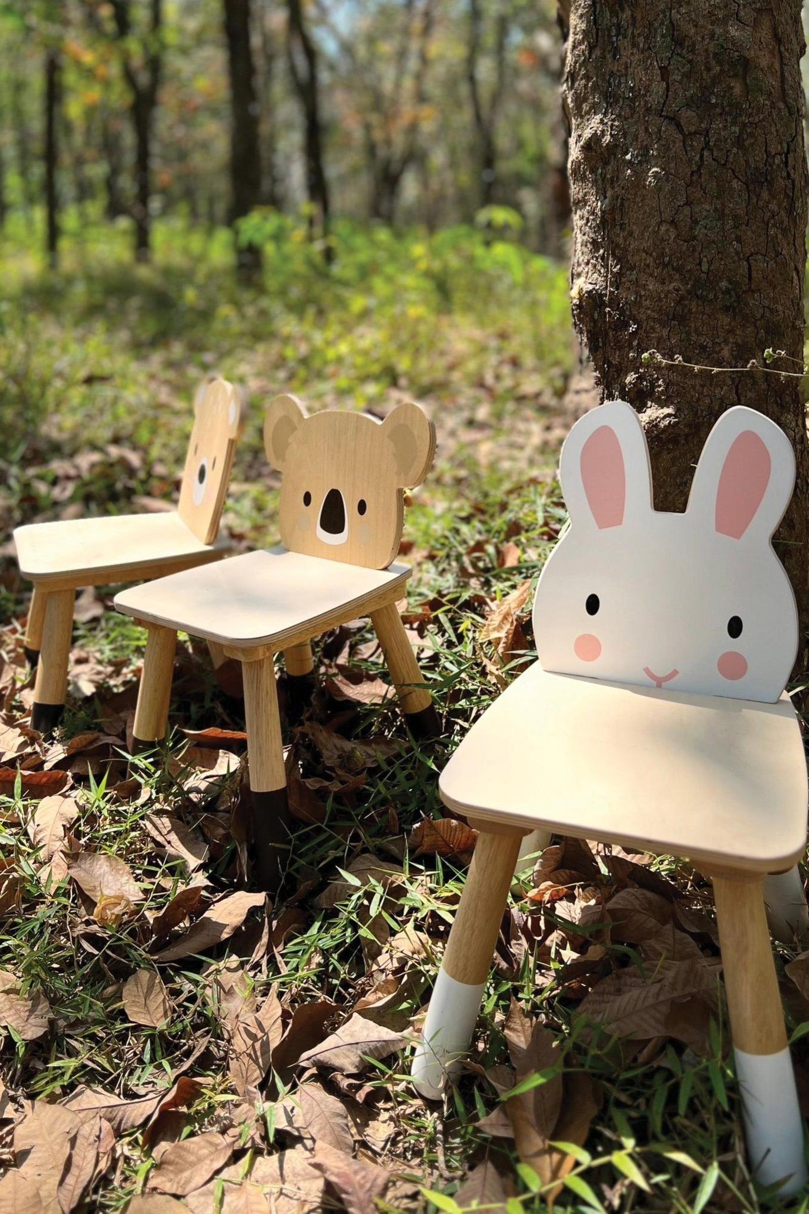 Tender Leaf Forest Rabbit Chair, Toddler Furniture, Sustainably Built