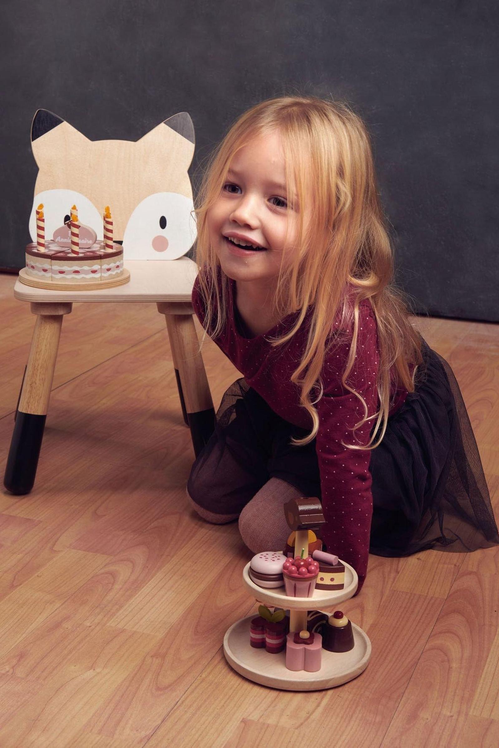 Tender Leaf Forest Fox Chair, Toddler Furniture, Sustainably Built