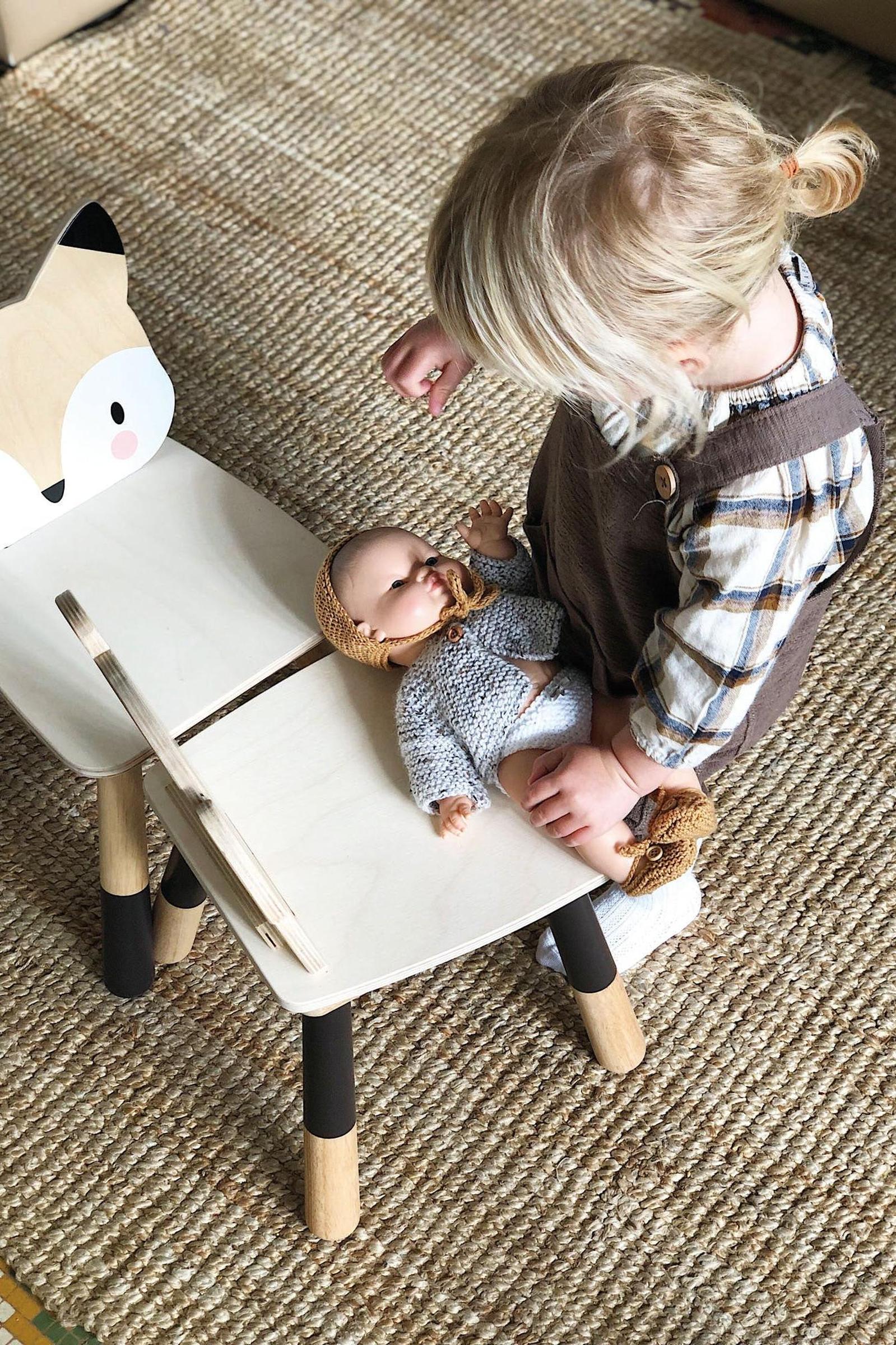 Tender Leaf Forest Fox Chair, Toddler Furniture, Sustainably Built