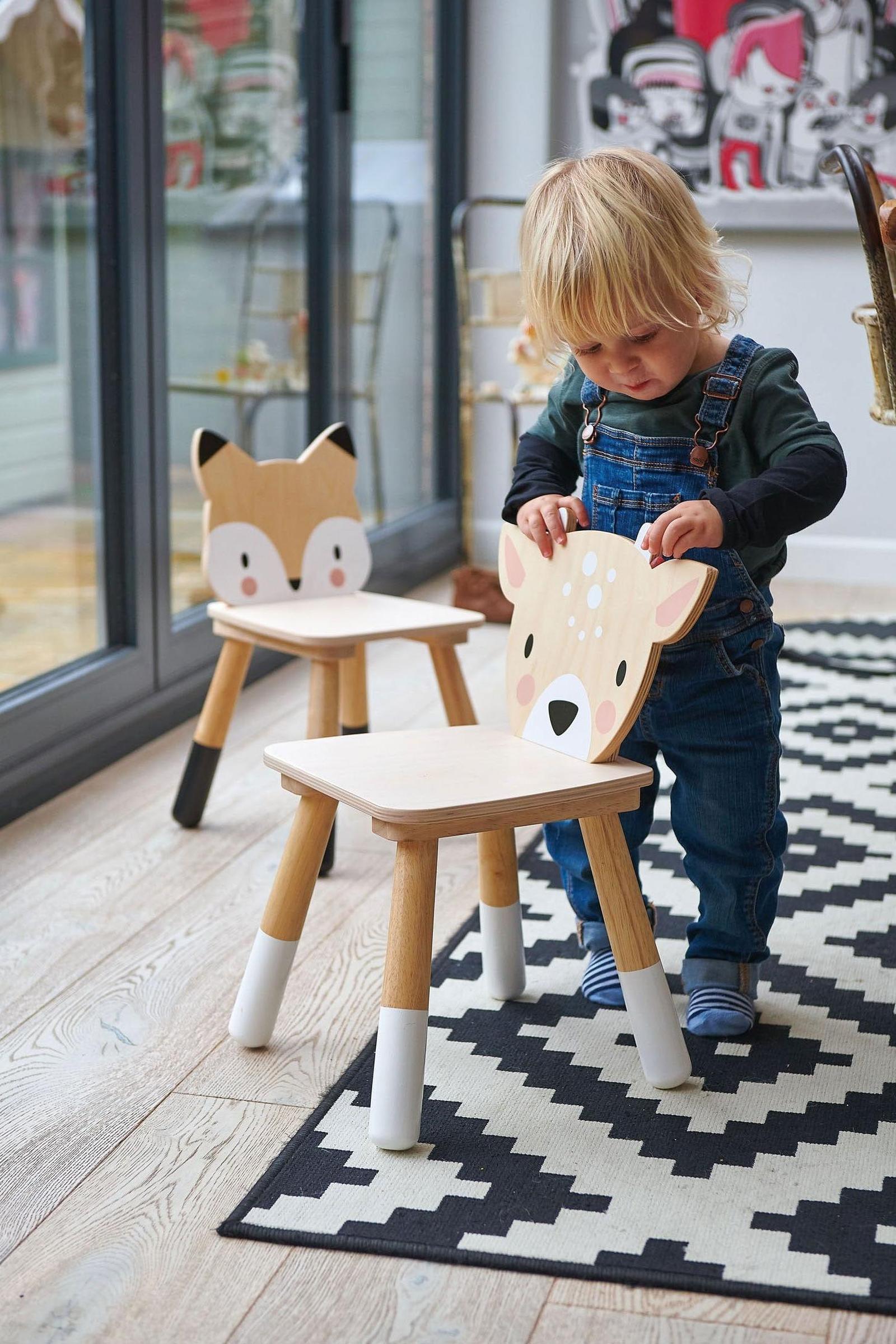 Tender Leaf Forest Deer Chair, Toddler Furniture, Sustainably Built