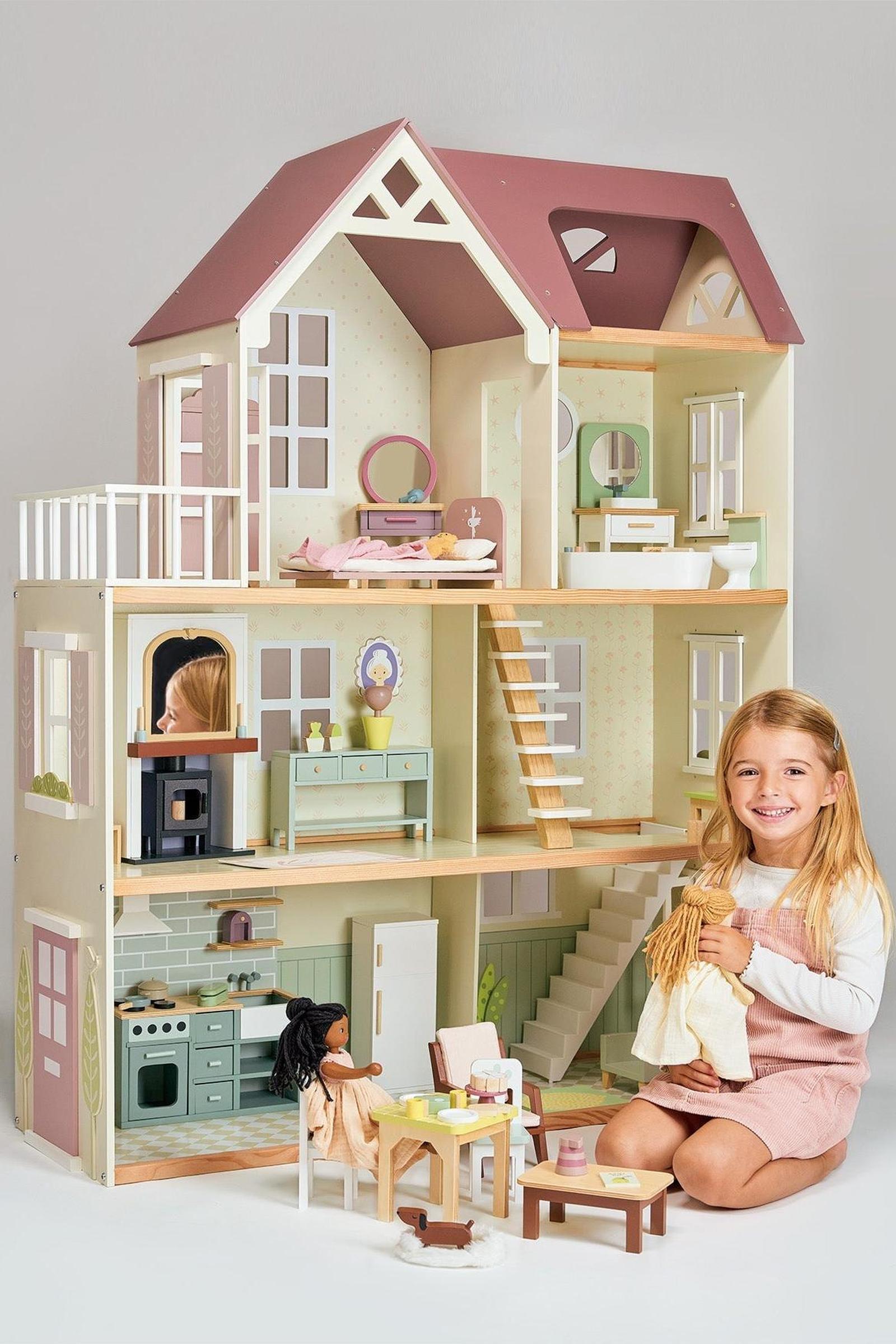 Mulberry Mansion, Grand Wooden Dollhouse
