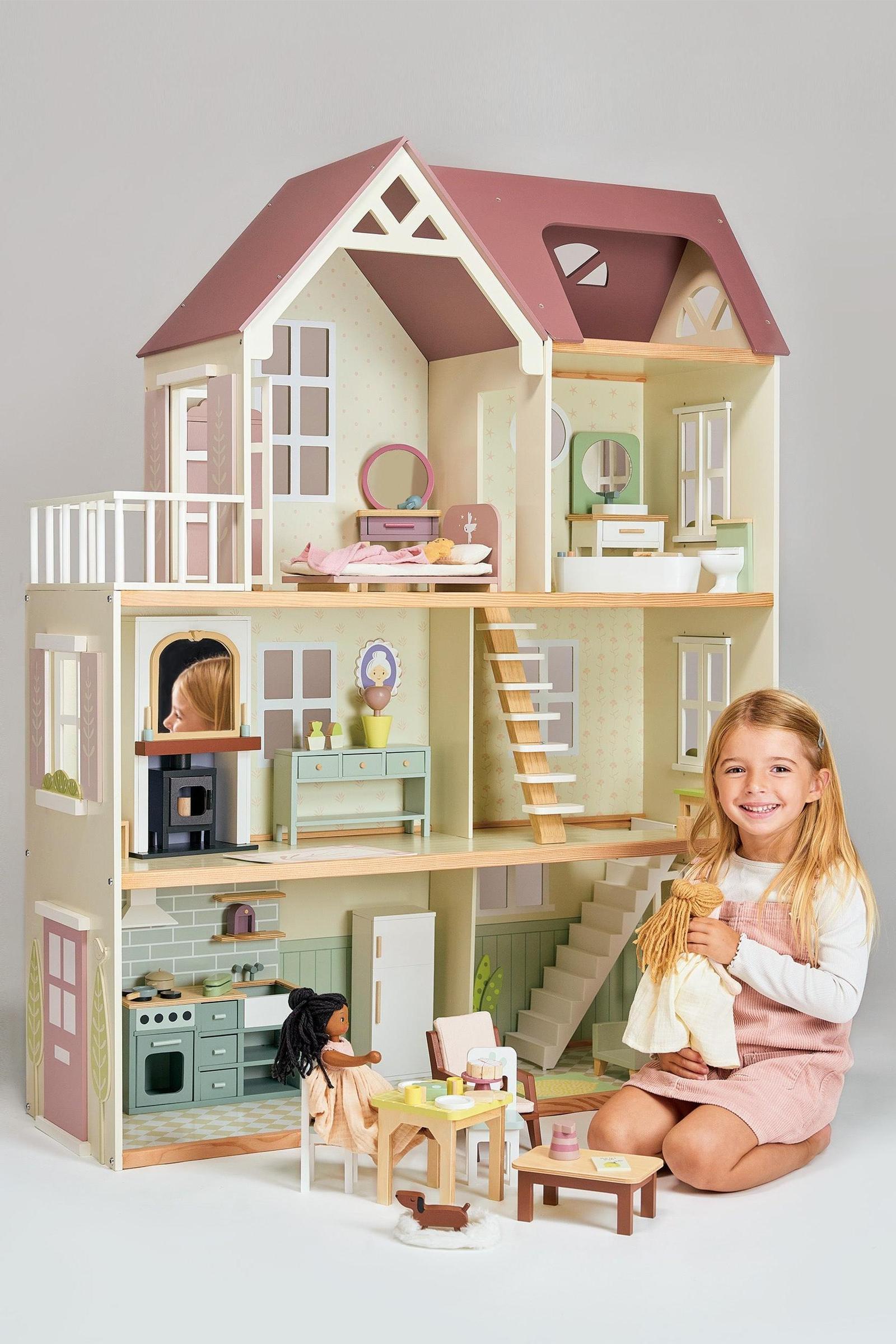 Lola Wooden Doll Compatible with Mulberry Mansion