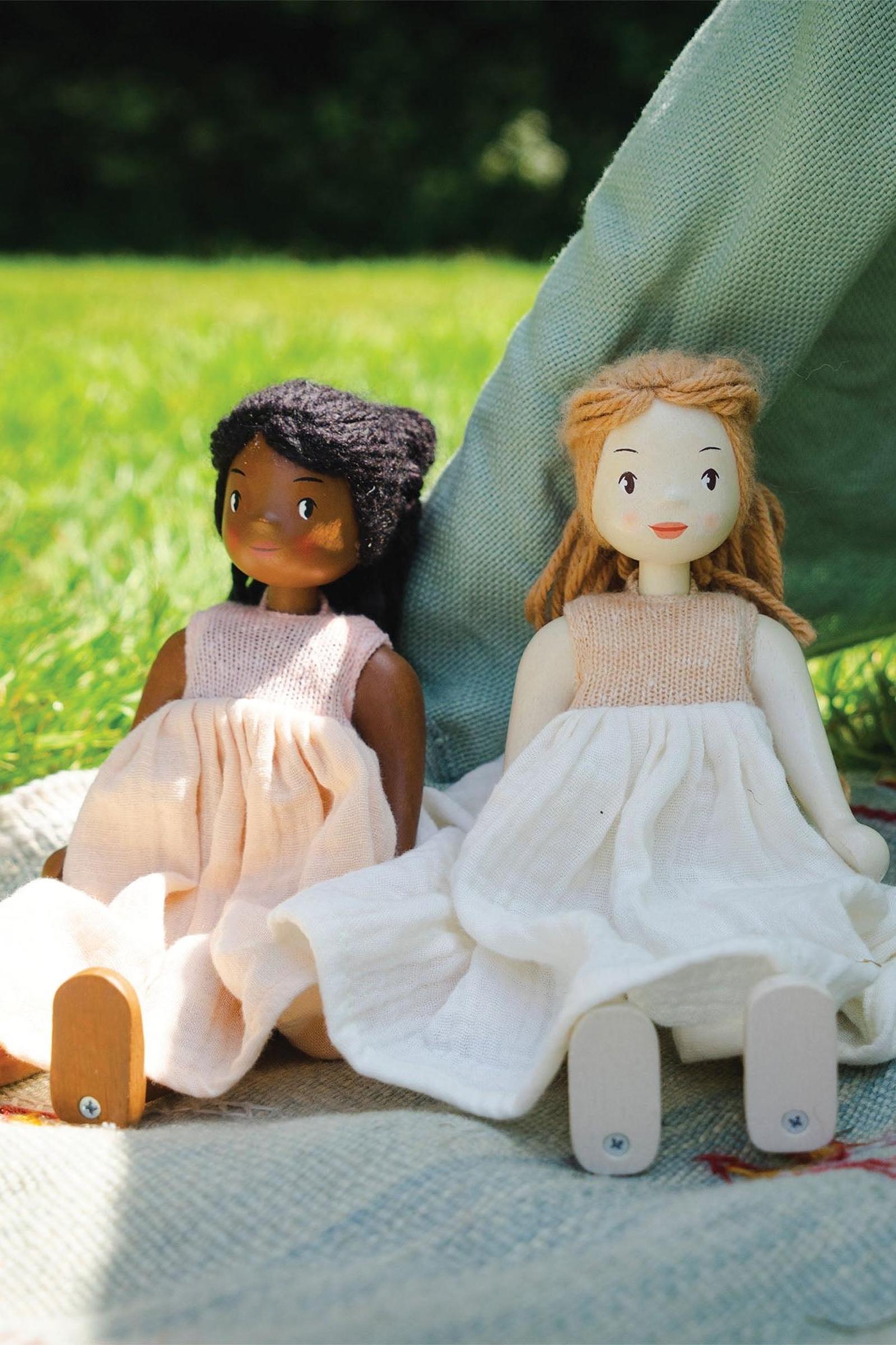 Lola Wooden Doll Compatible with Mulberry Mansion