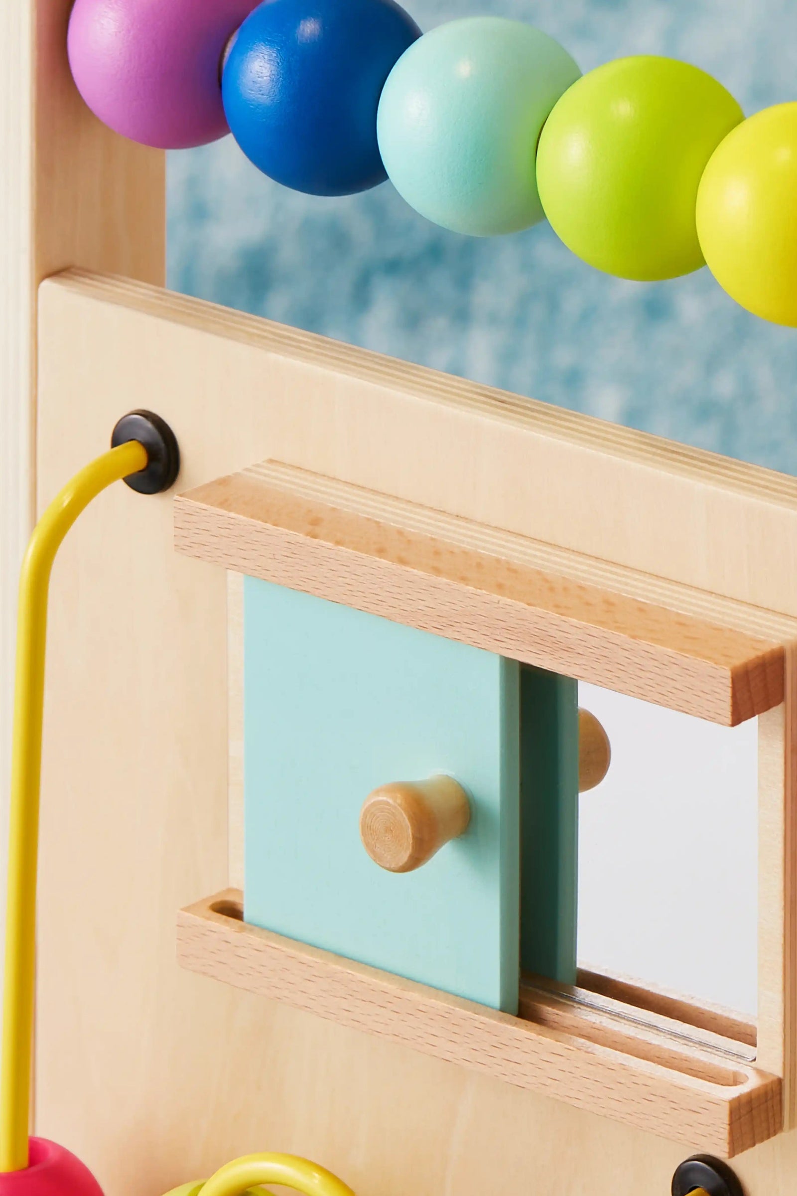 Rainbow Wooden Baby Walker, Montessori Development Toy, Toddlers