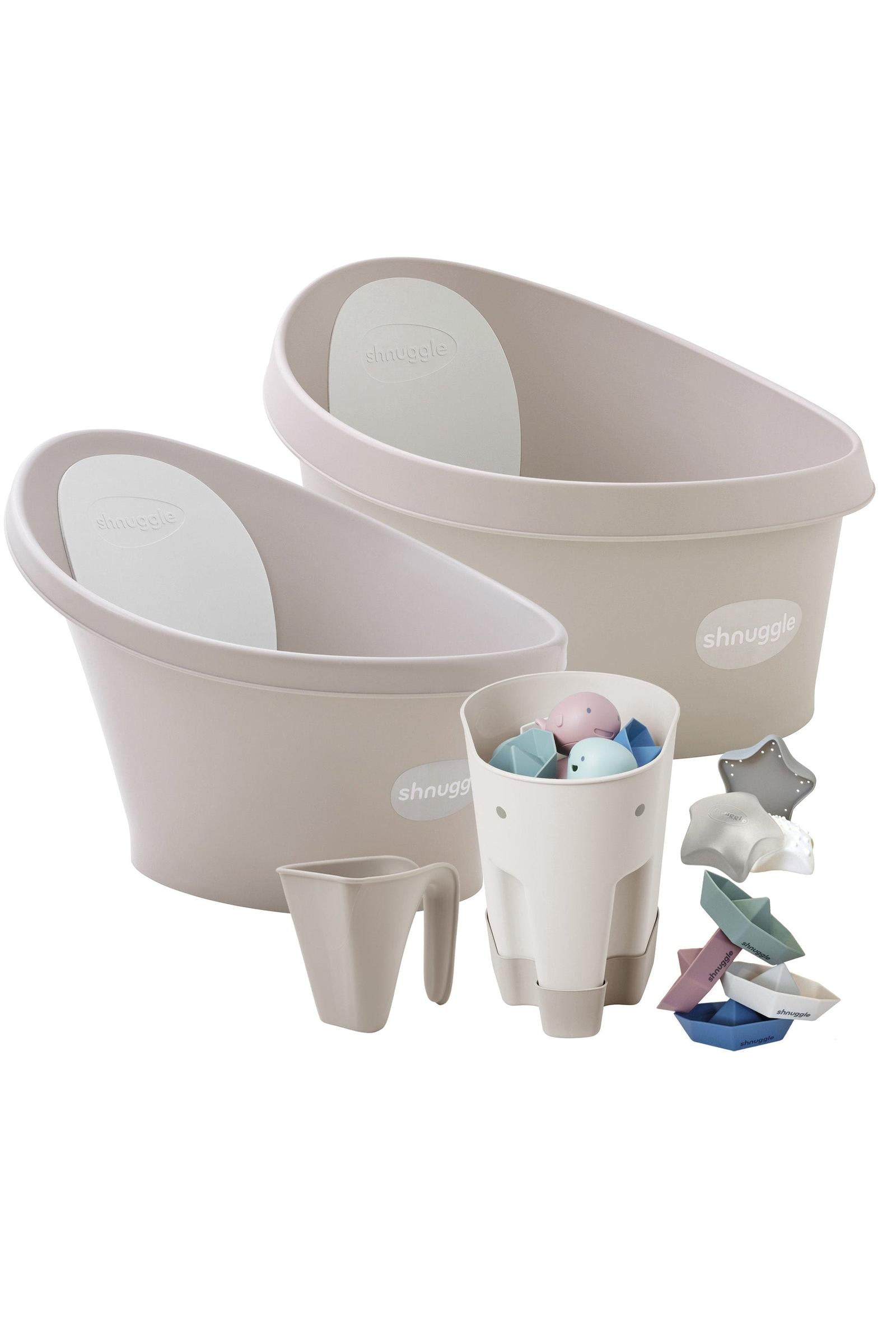 Shnuggle Baby & Toddler Bath Bundle + Accessories - 6-Piece Set for Every Stage