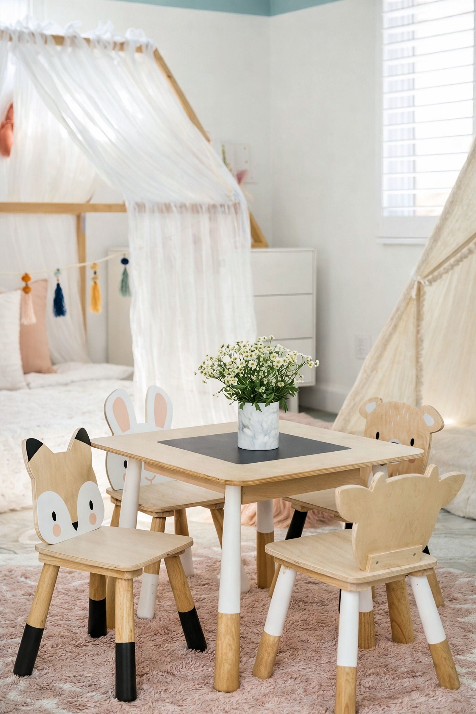 Tender Leaf Forest Fox Chair, Toddler Furniture, Sustainably Built