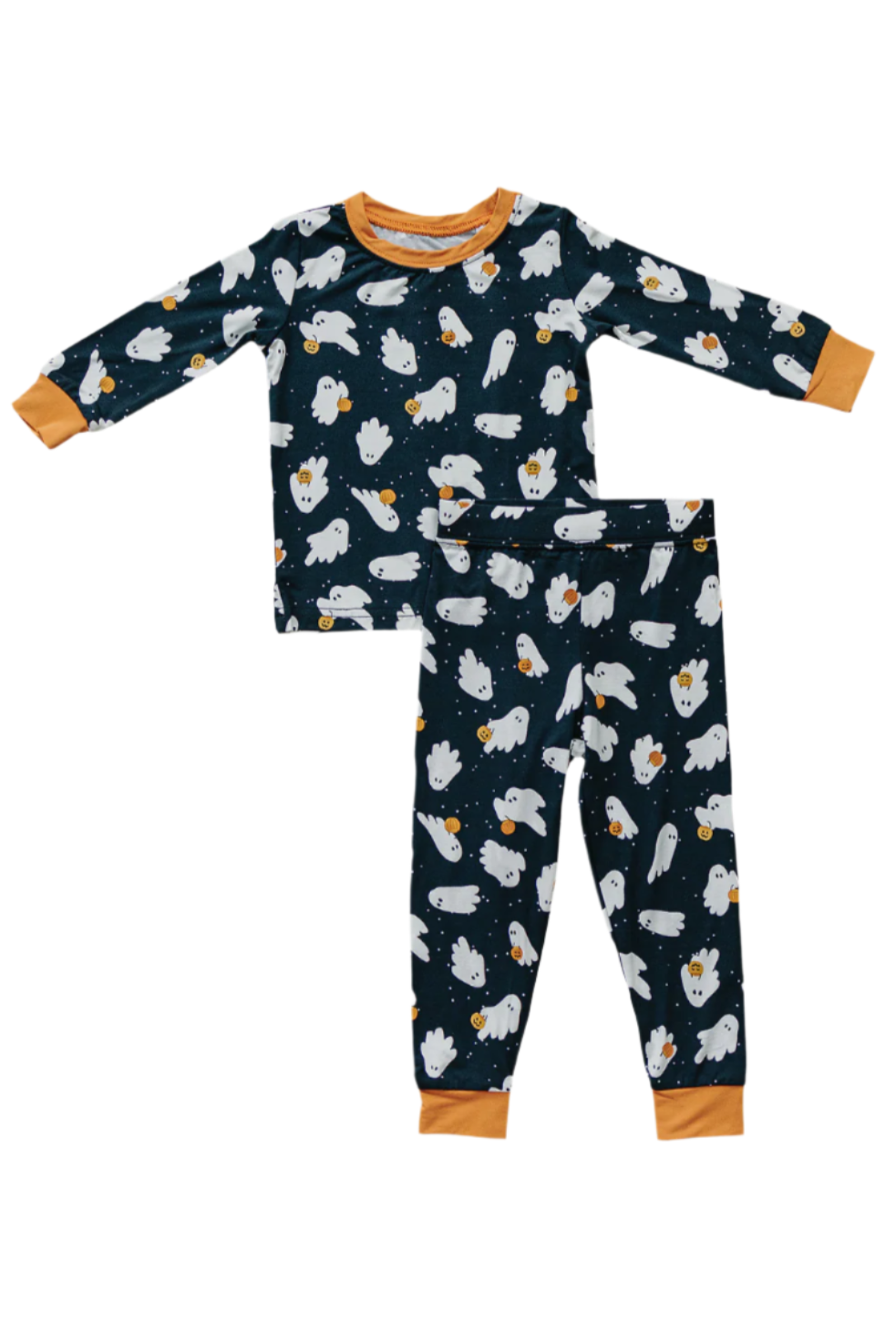 Halloween Ghosts Cozy Pajama Set, Bamboo, Gender Neutral, Baby, Toddler & Kids
