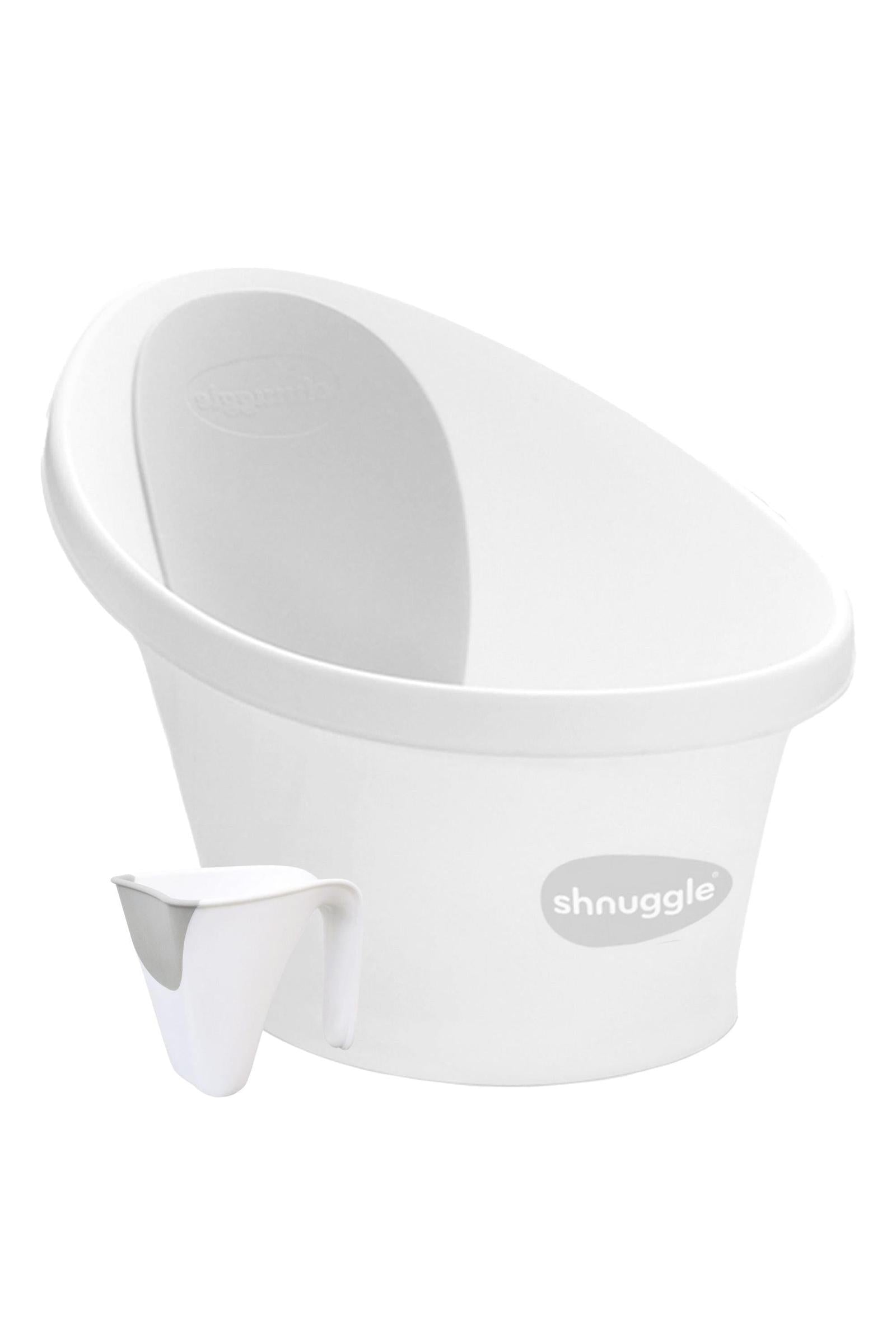 Newborn Bath Essentials Bundle, Baby Bath with Support Bump, Soft Backrest & Rinse Jug