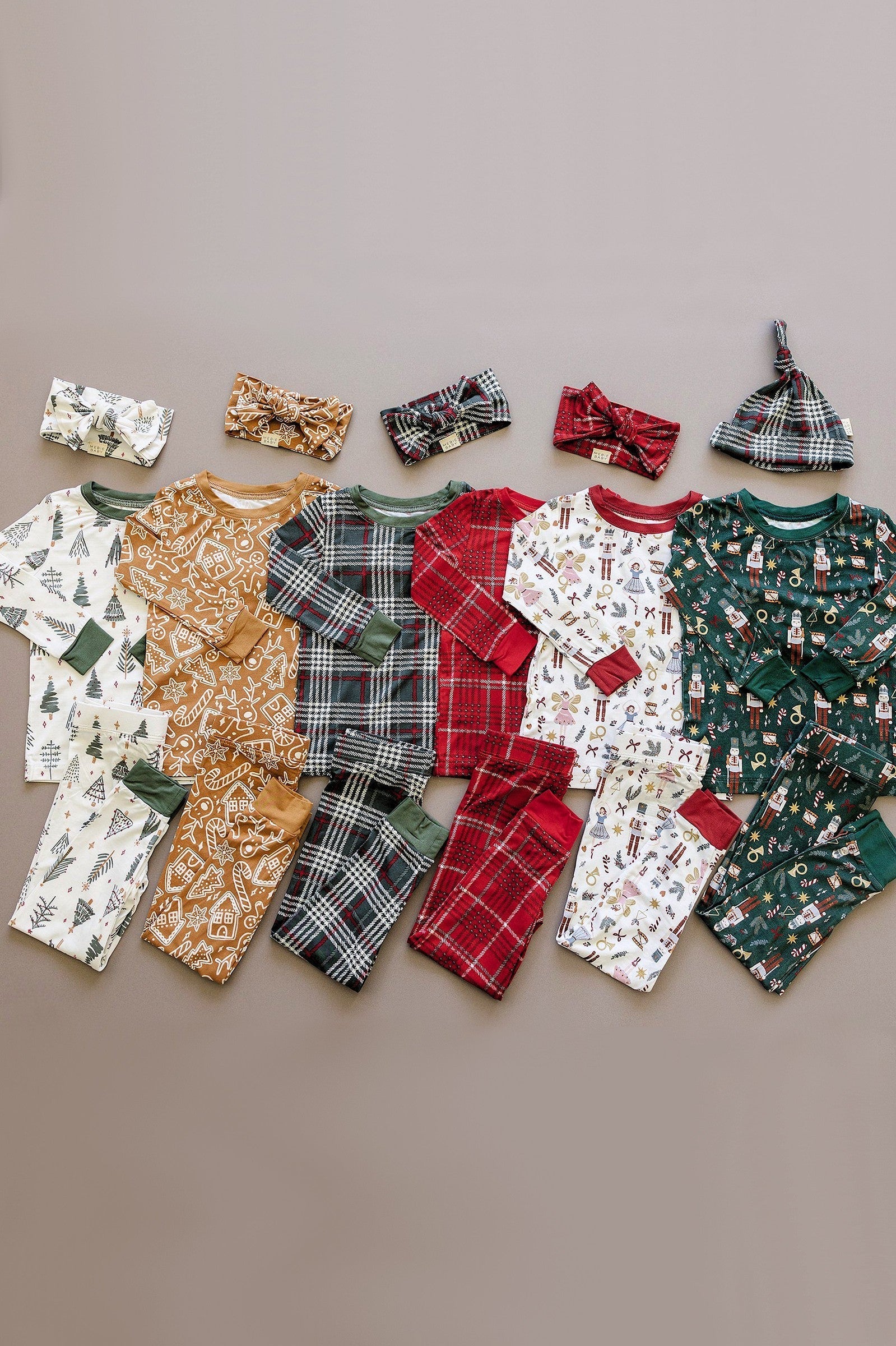 Red Plaid Cozy Pajama Set, Gender Neutral, Bamboo, Gender Neutral, Baby, Toddler & Kids