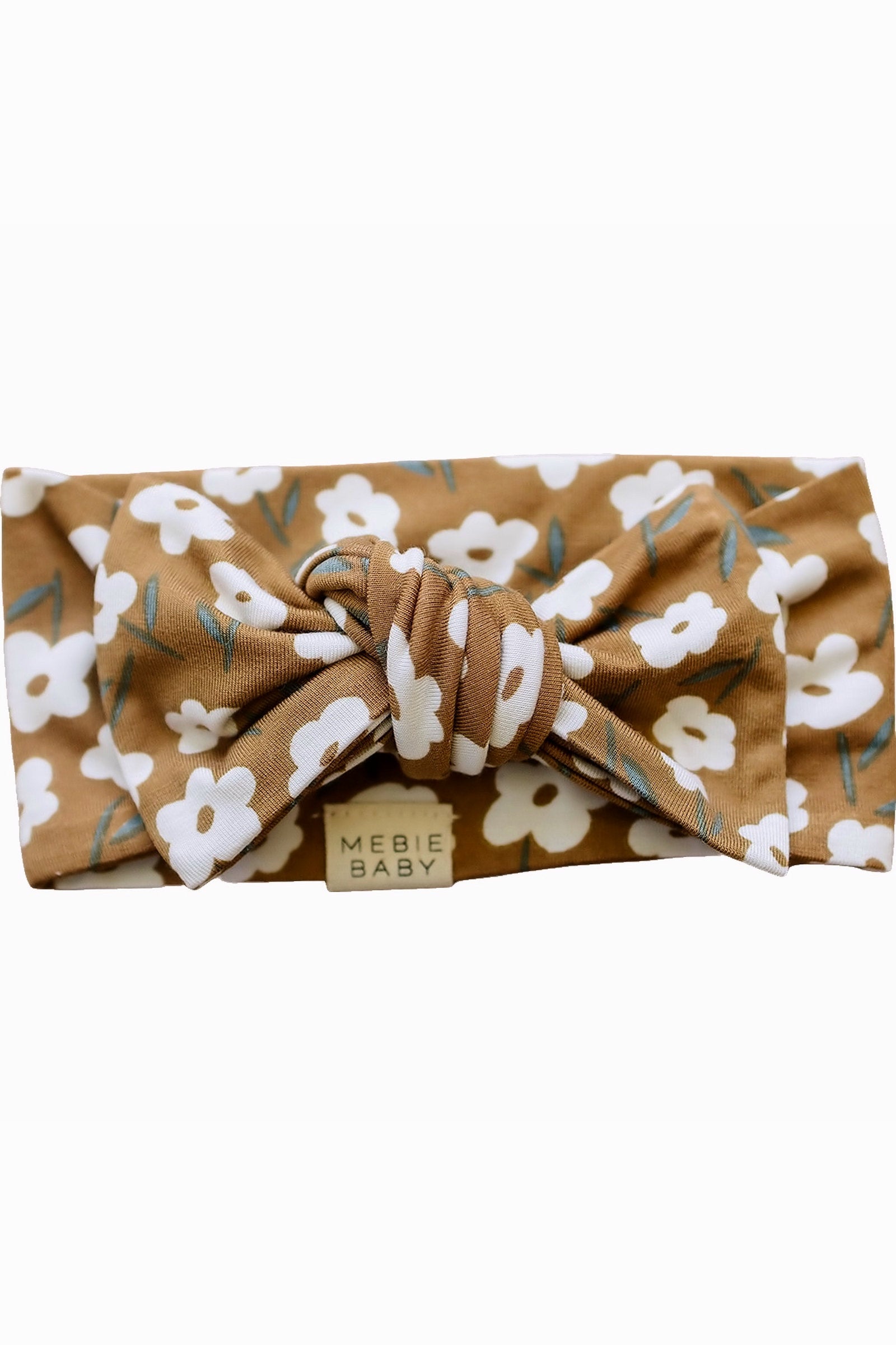 Mustard Floral Head Wrap, Bamboo, Baby