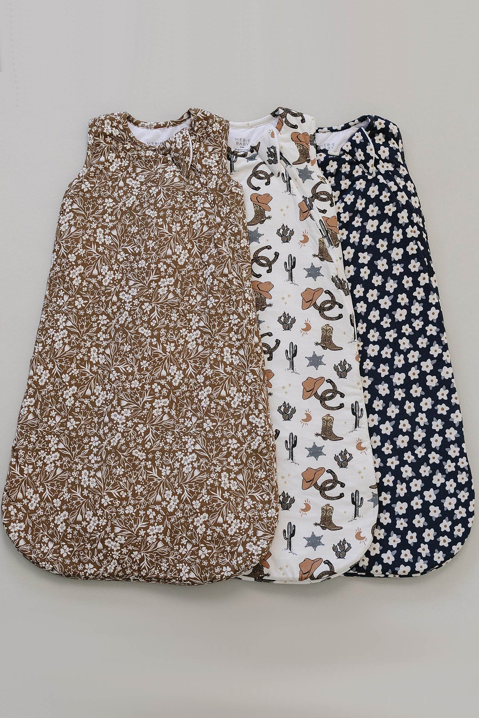 Navy Daisy Bamboo Baby Sleep Sack